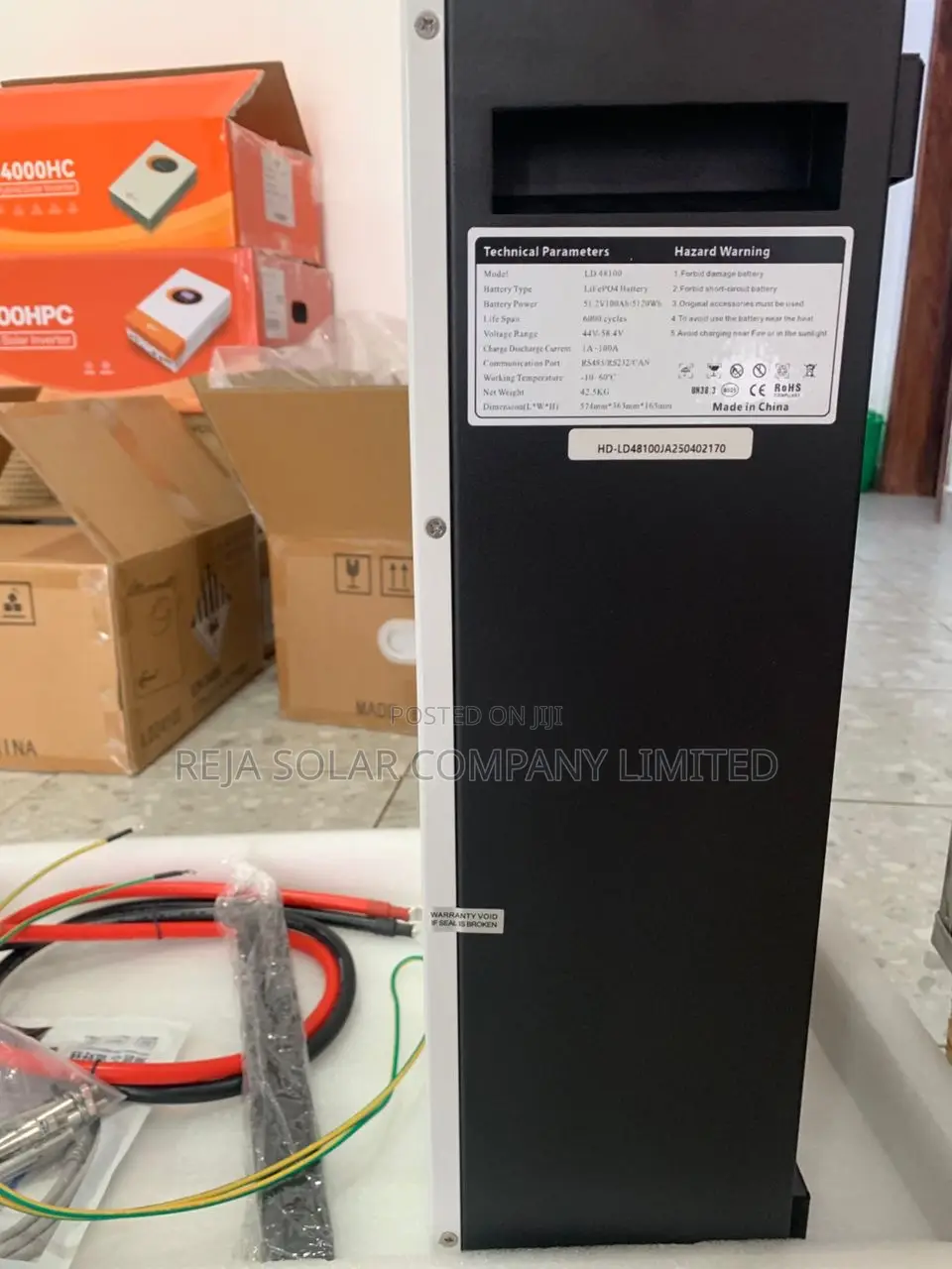 JSD Solar 100ah 48v Solar Lithium Batteries