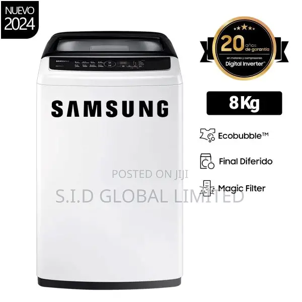 Samsung 8kg Dual Storm Top Load Washing Machine