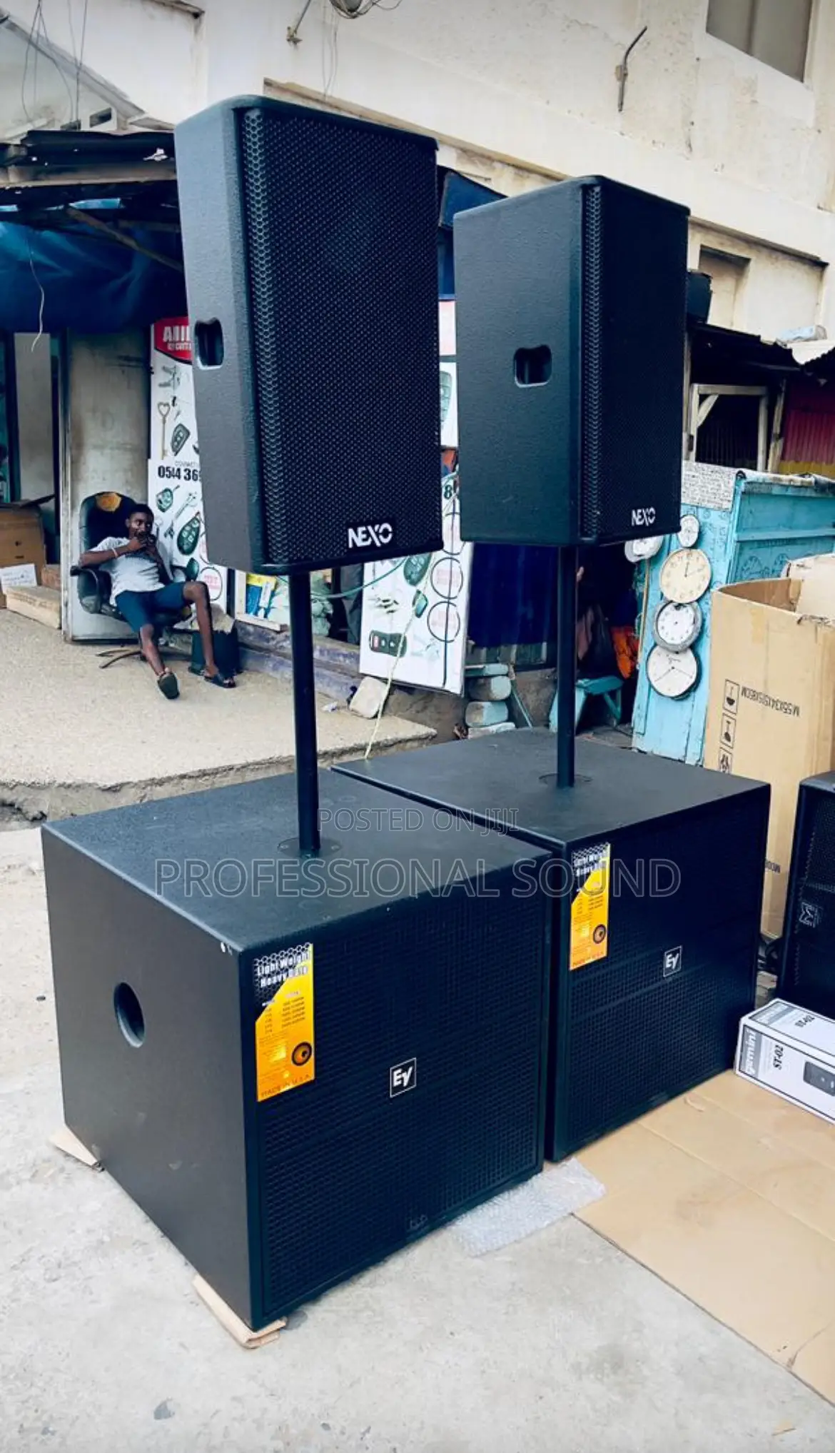 Ev Single Base and Nexo 12”
