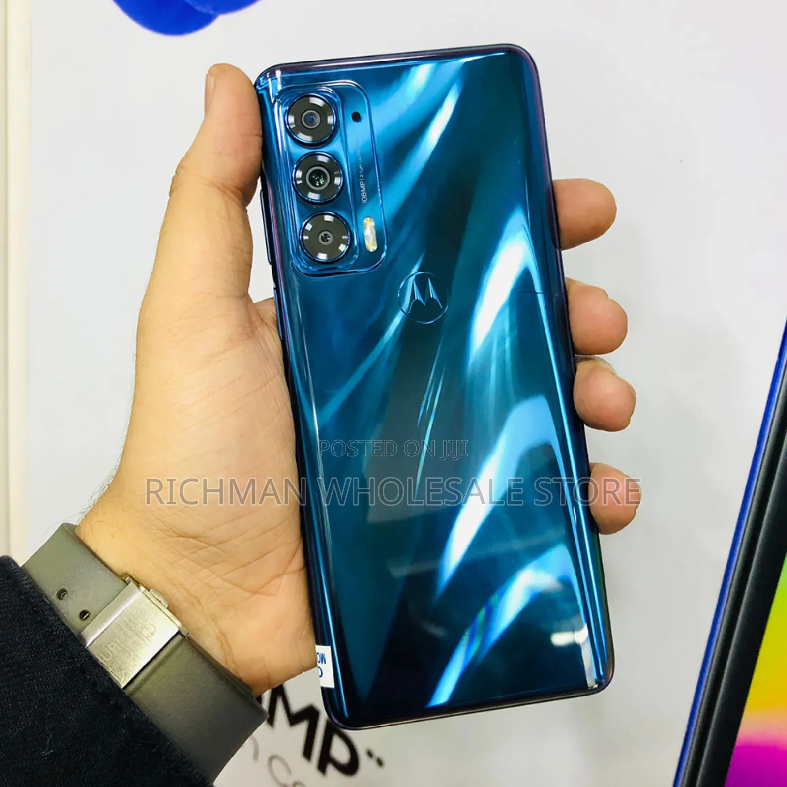 New Motorola Edge 5G UW (2021) 128 GB Blue