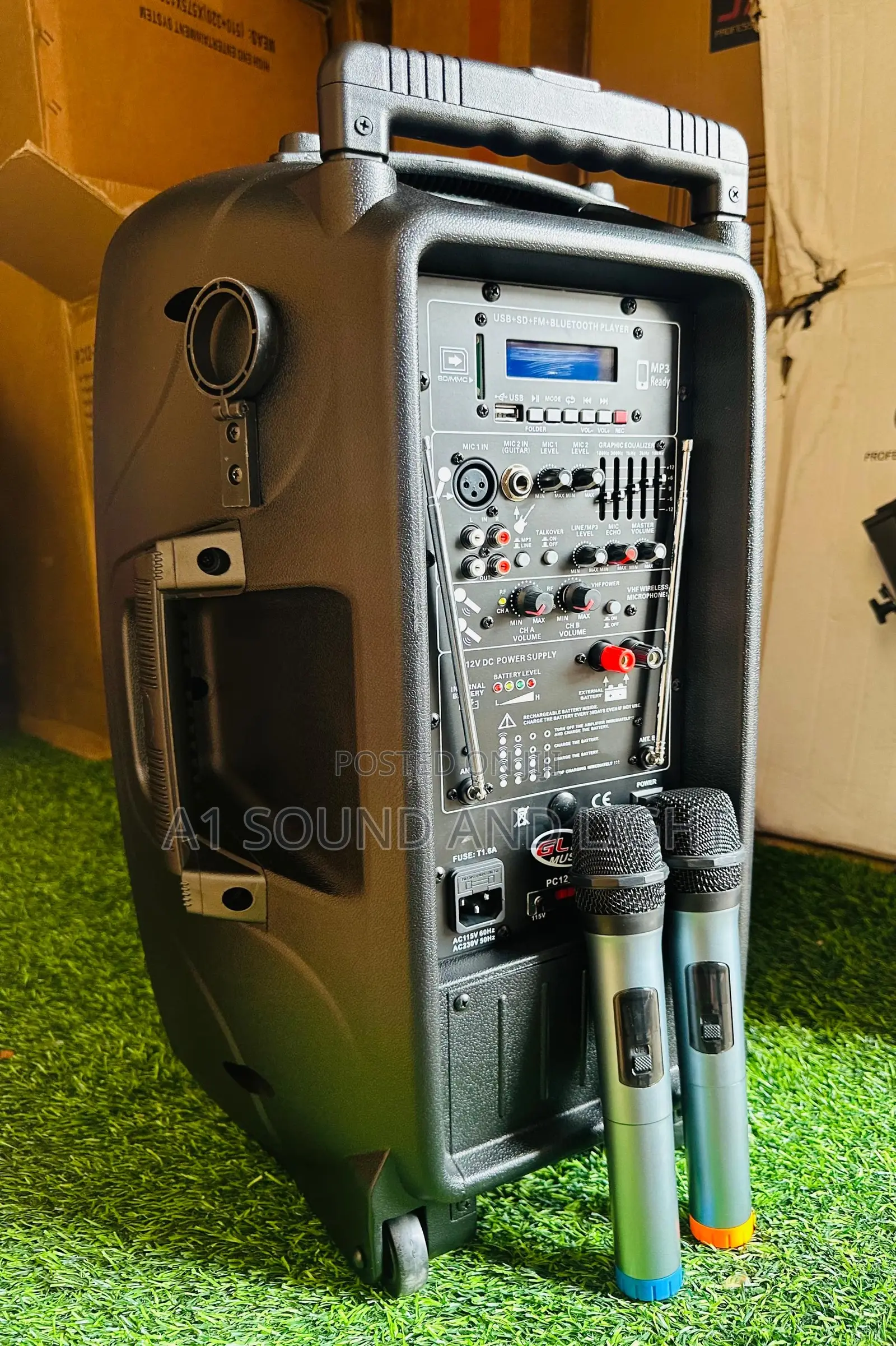 GLS Rechargeable Pa Speaker [ Pc 12 - 7a ]