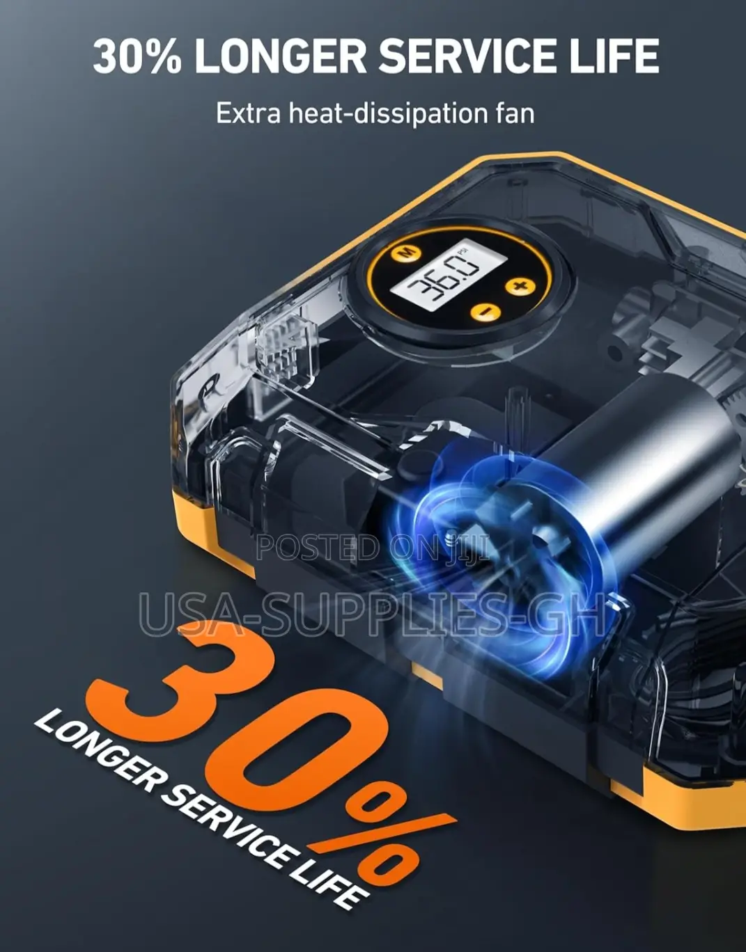Astroai Tire/Tyre Inflator Air Pump 12v Dc for Cars From Usa