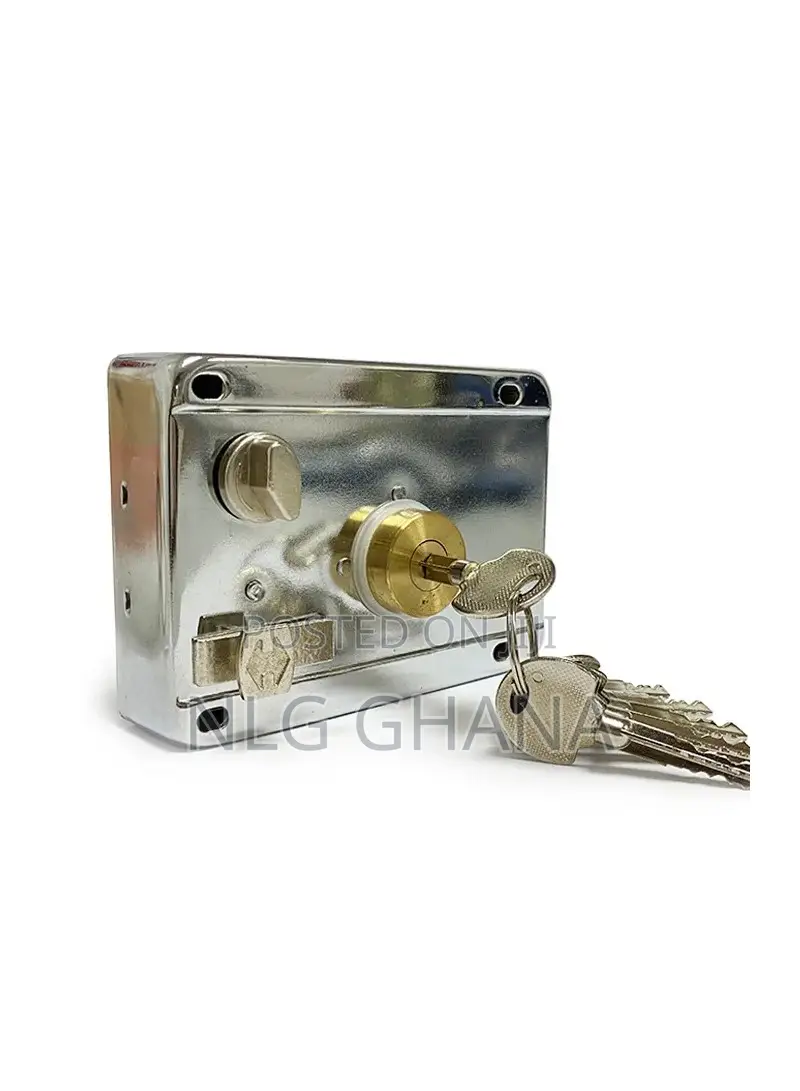 High-Security Double Cylinder Door Brass Latch Rim. Ghx3768