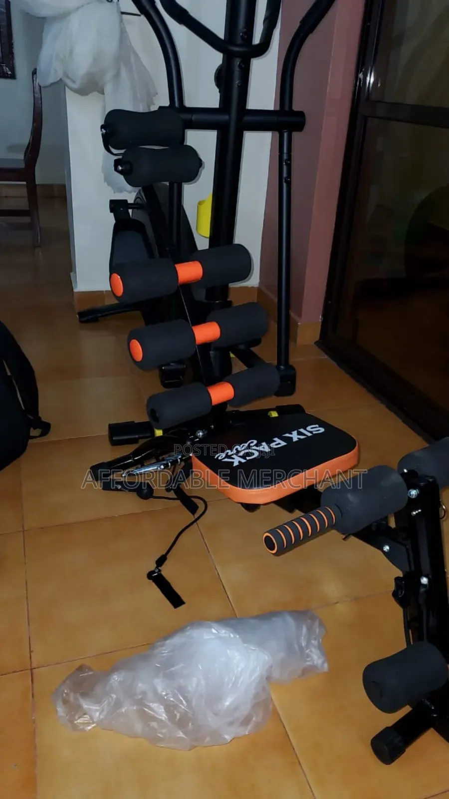Six Pack Care Machine With Pedals/Seven Pack Exercise Bench