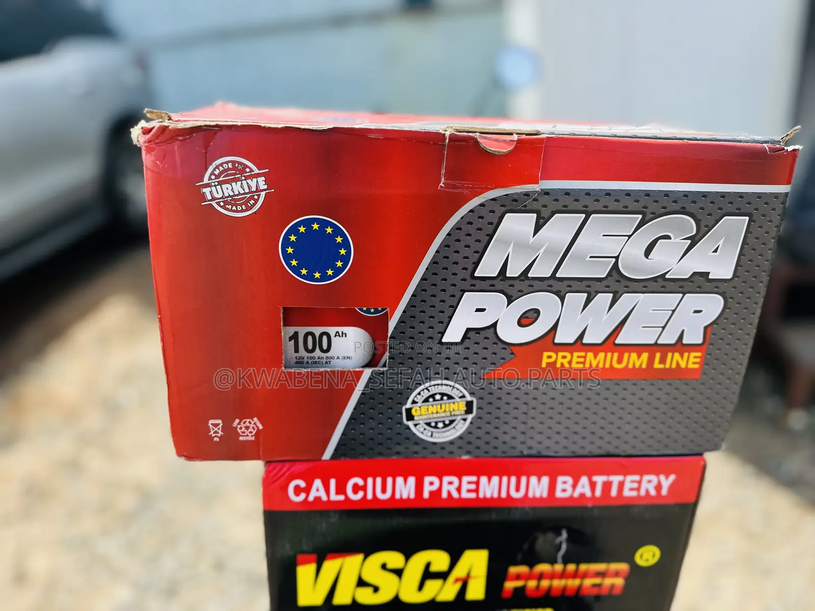 Original Mega Power Car Battery 17 Plate Available For Cars