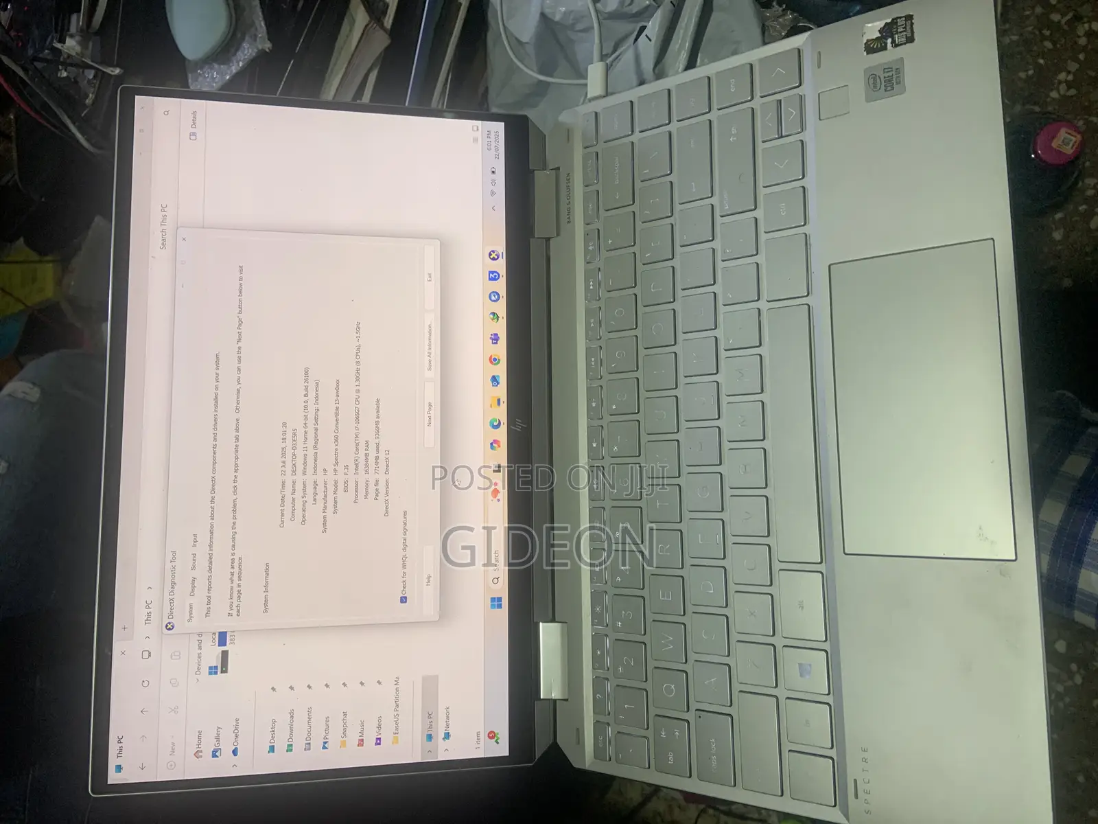 Laptop HP Spectre 13 16GB Intel Core I7 SSD 512GB