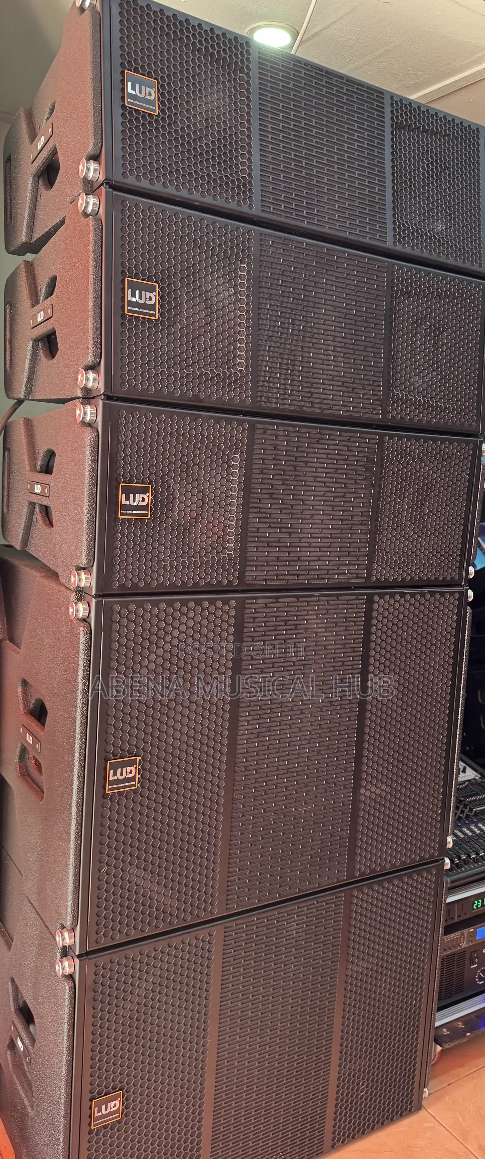 Line Arrays Speaker 3 Piece With Single Bass (Lud)10 Inches