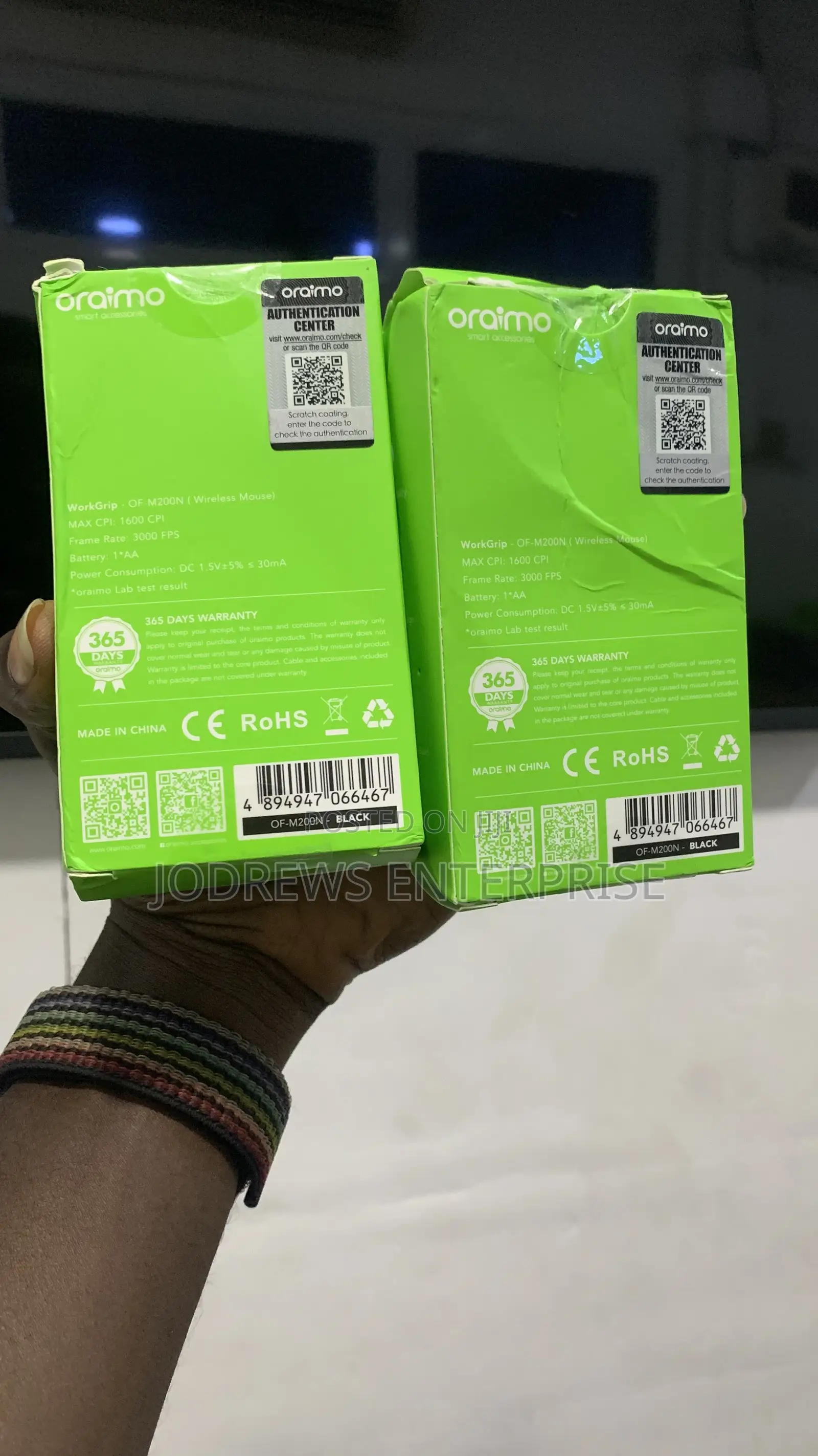 Oraimo Clickflow 1600 Cpi Wireless Mouse