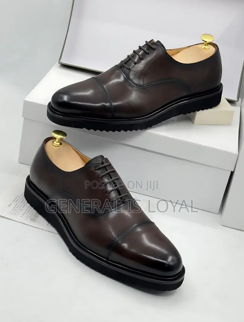 Berluti Coffee Brown High Sole Men’S Shoe