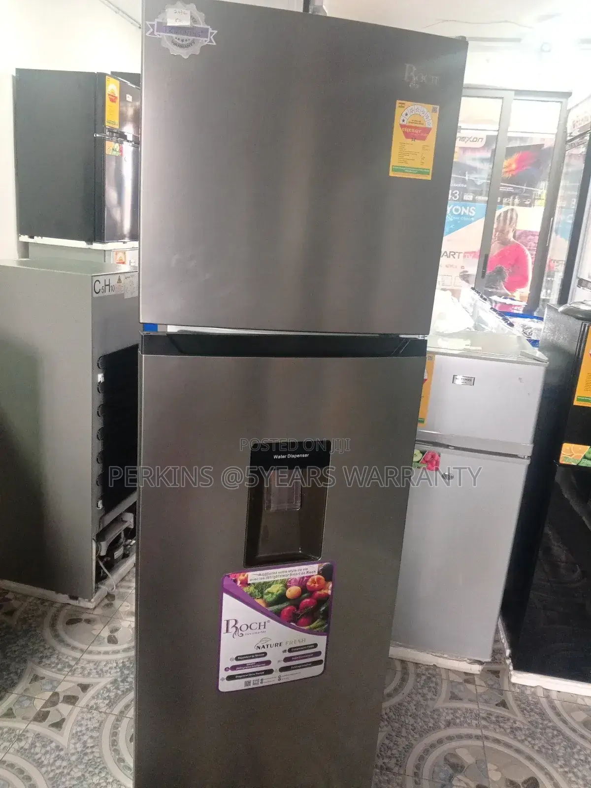 Combative Roch Fridge Freezer RFR-310dtw-B System Set