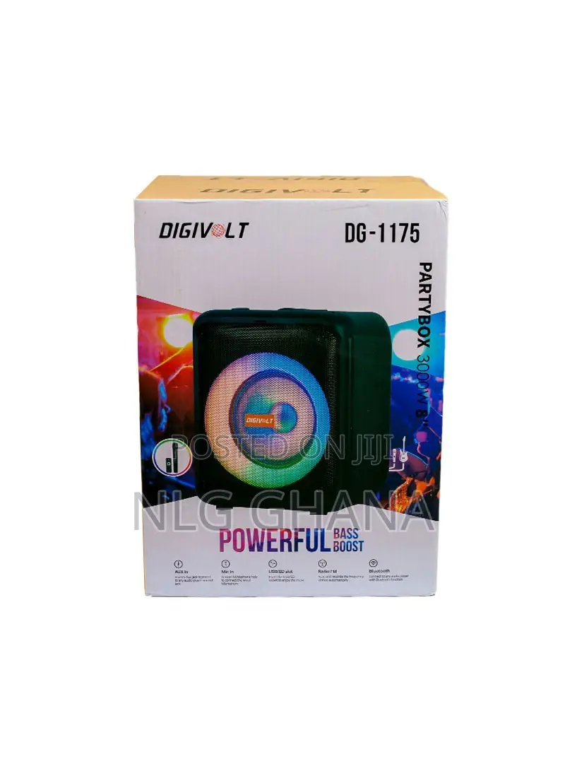 8" Colorful Lighting Portable Speaker. Ghx1912