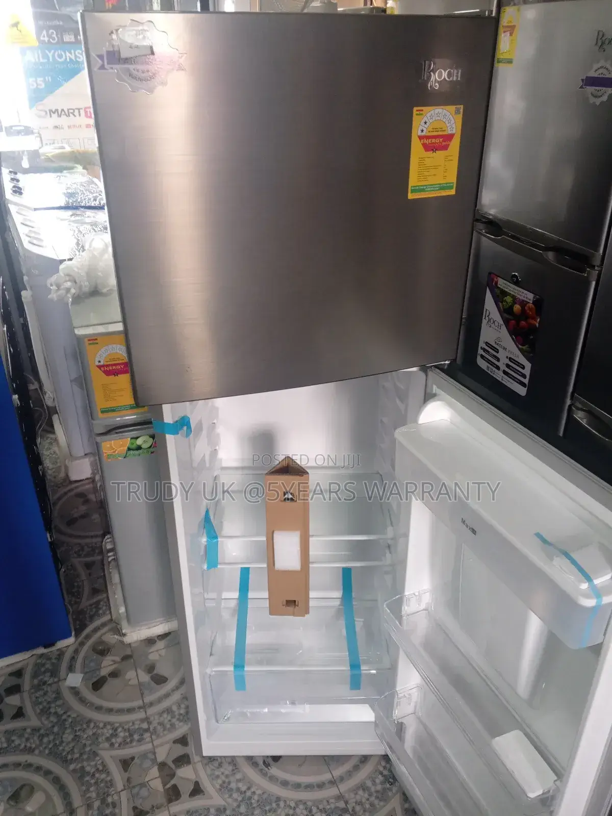 Proven 247l Roch Fridge Freezer RFR-310dtw-B Energy Set