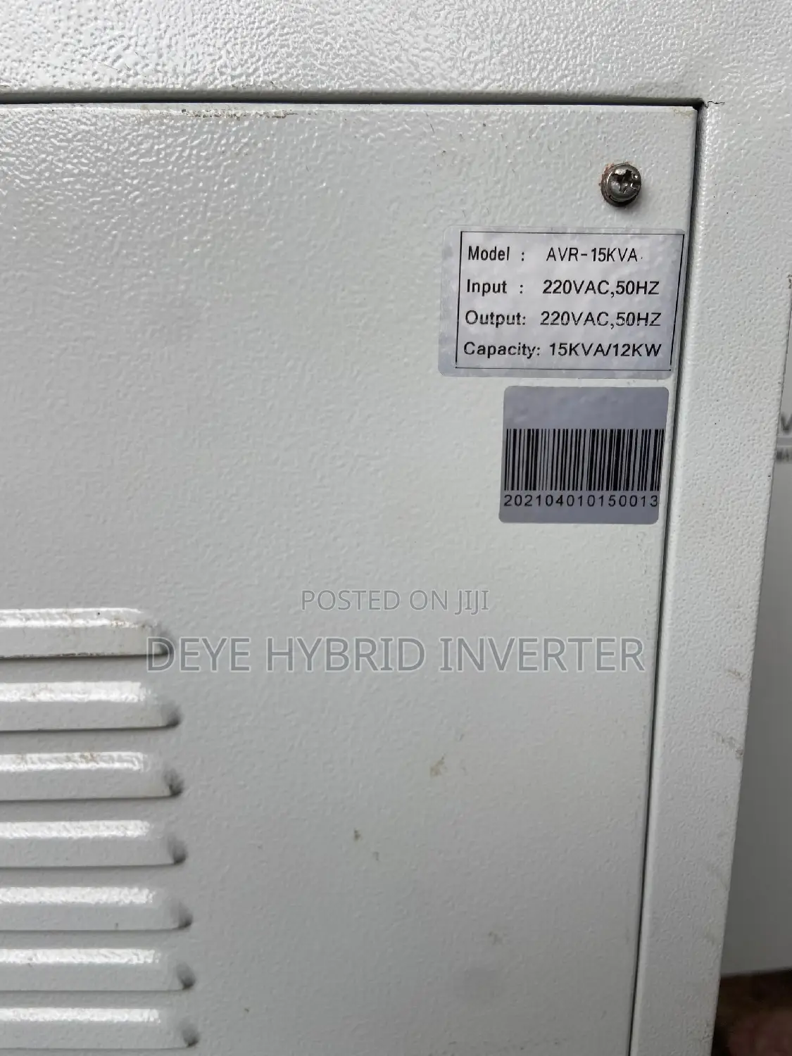 15kva Avr Single Phase Promotion