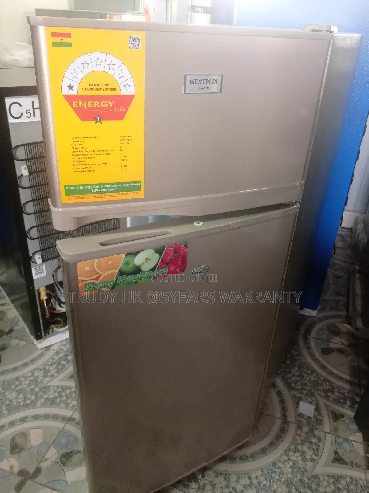 Eco Efficient Westpool Wp-11a Fridge Freezer Systematic Set
