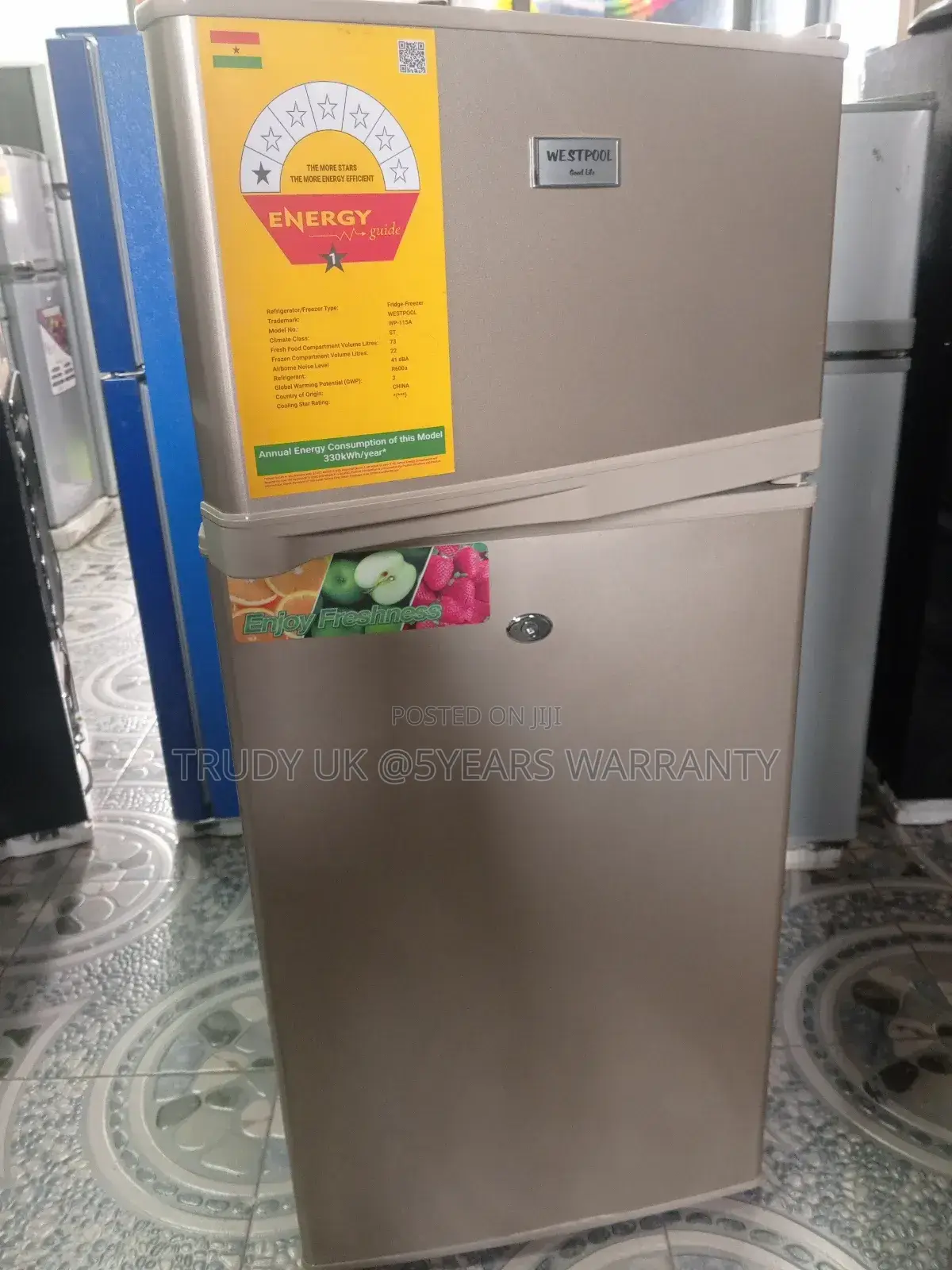 Droll Westpool Fridge Freezer Systematic Cooling Set
