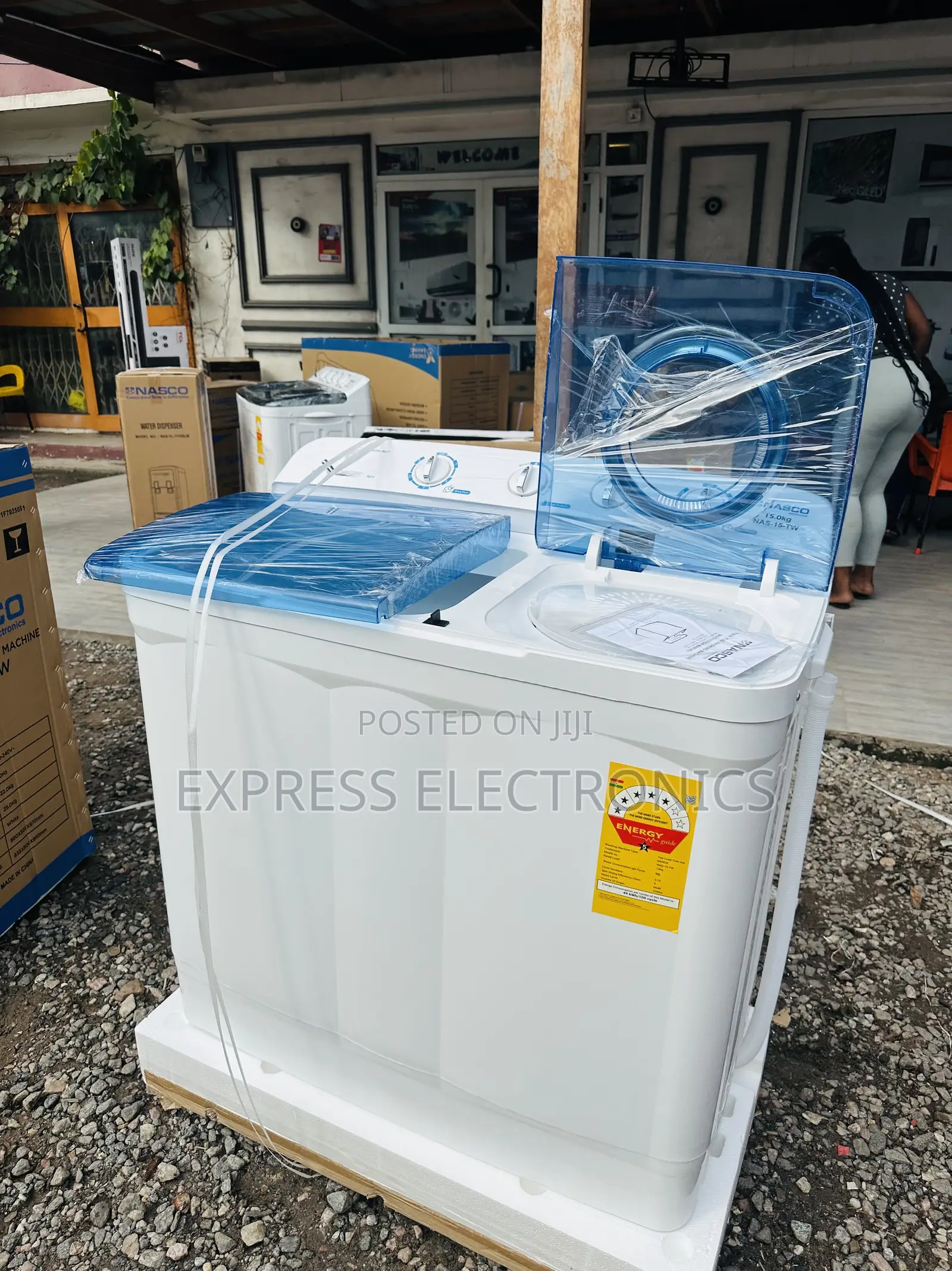 Get a Warrant Out N Nasco Twintub Semi Automatic 7kg Topload