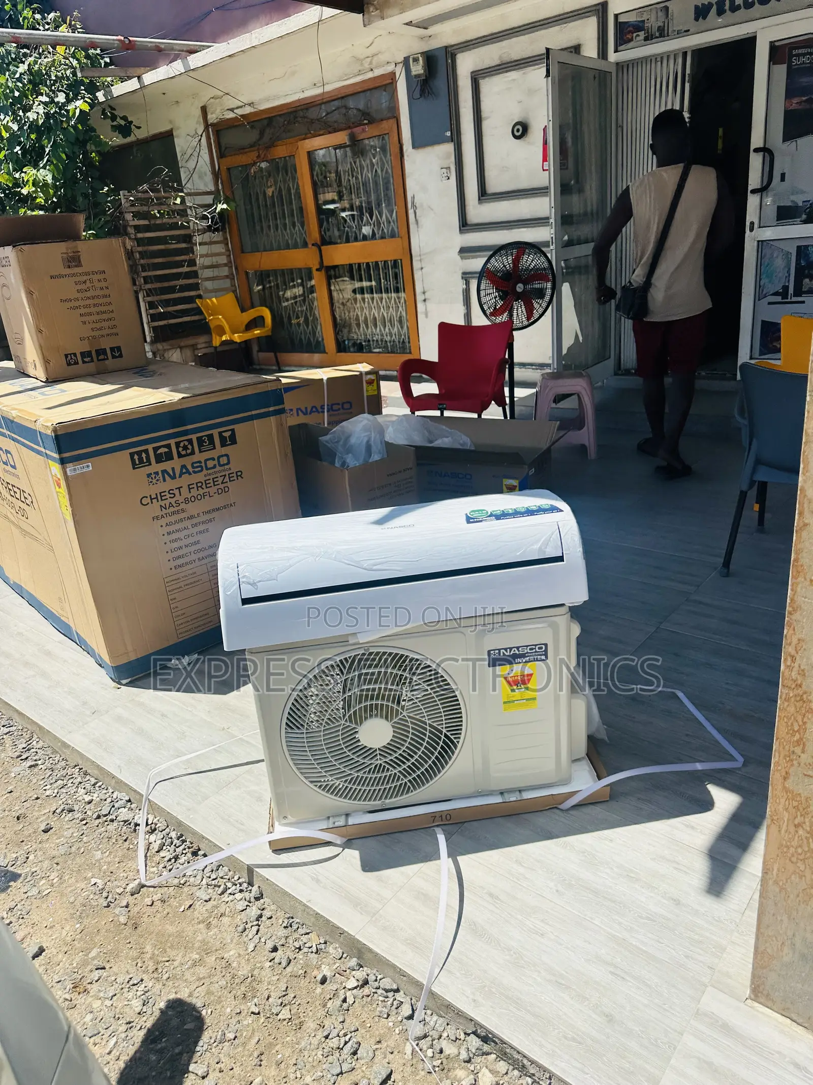 Lovely New White Nasco 1.5hp Split R410 Gas