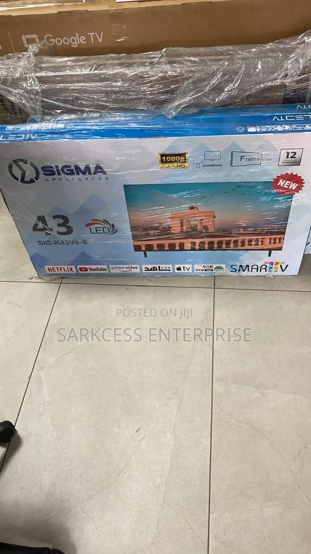 Sigma 43 Inches Smart Android 14 - Digital Frameless TV