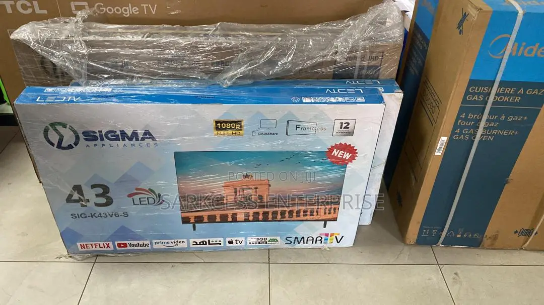 Sigma 43 Inches Smart Android 14 - Digital Frameless TV