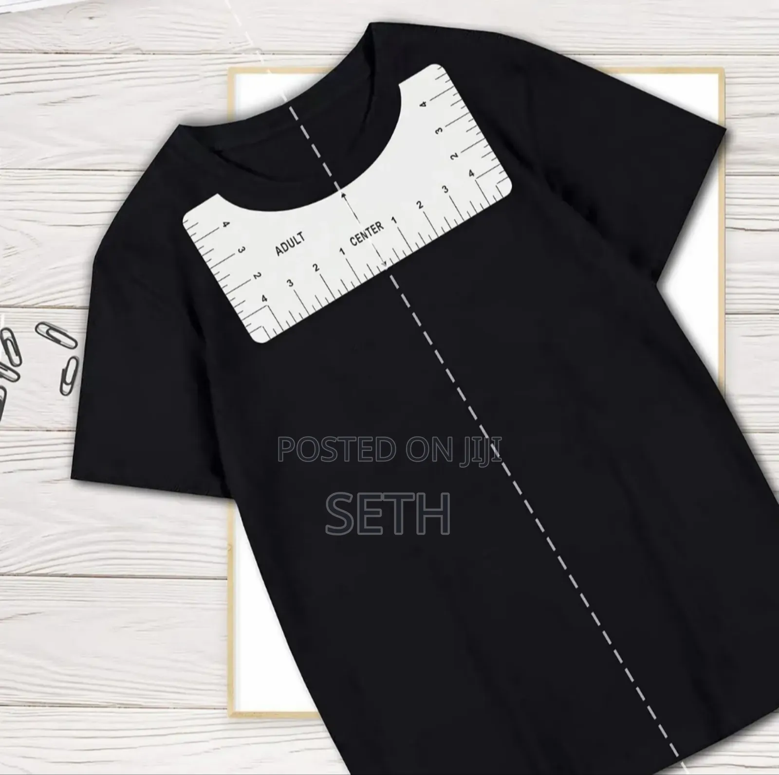 T-Shirt Alignment Ruler Heat Press Machine
