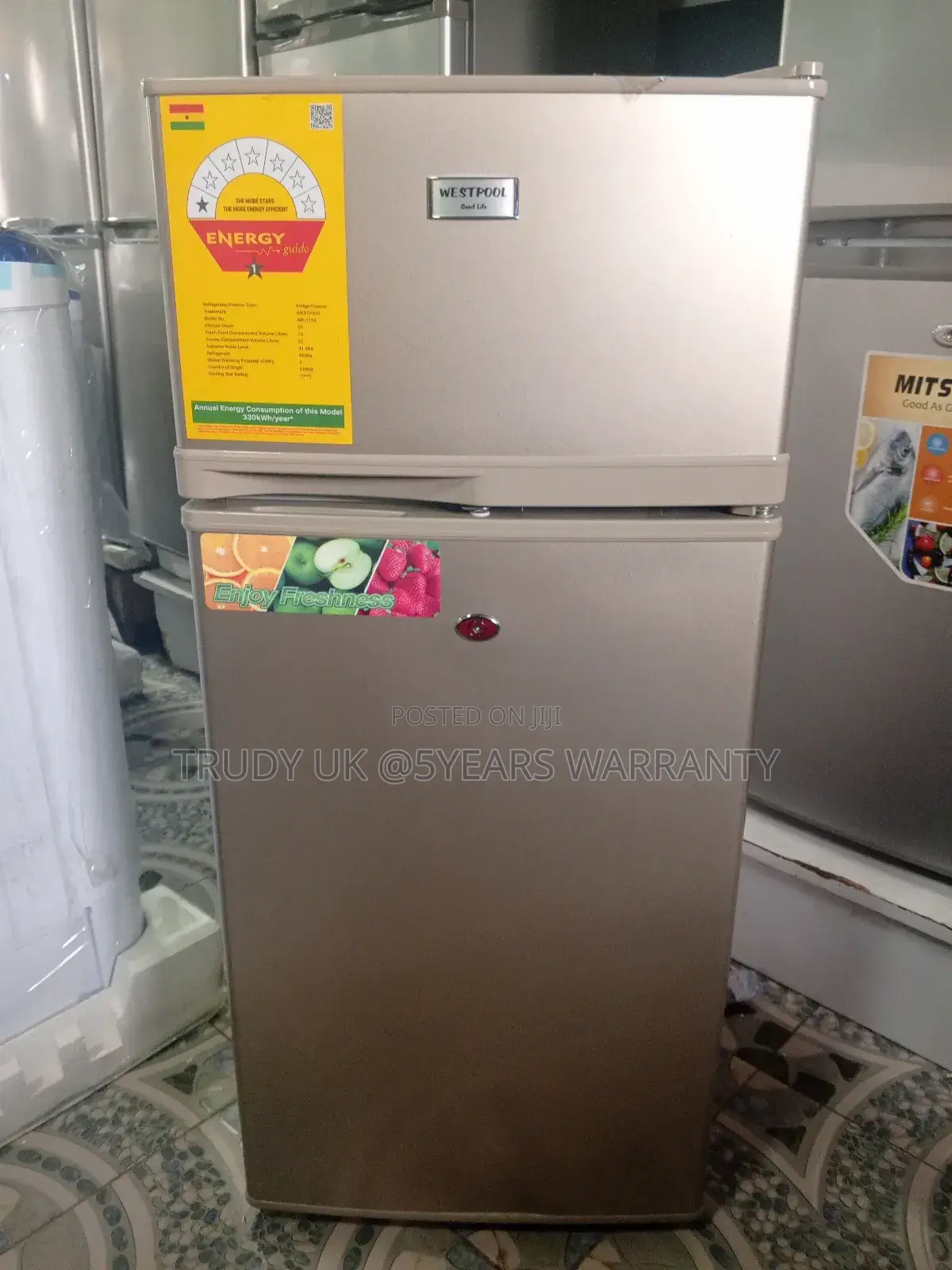 Easy to Use Westpool Fridge Freezer Wp-115a Energy Set
