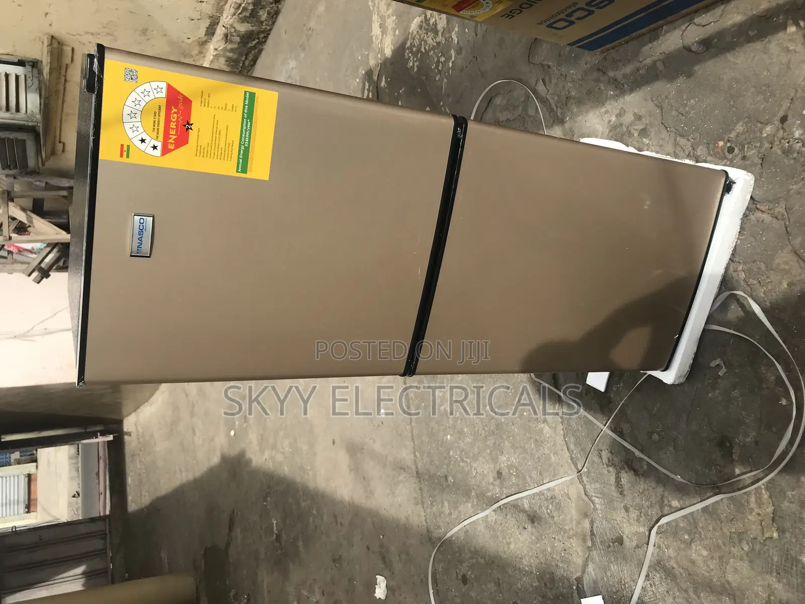 Nasco Nasf2-18fl 136liters Double Door Fridge