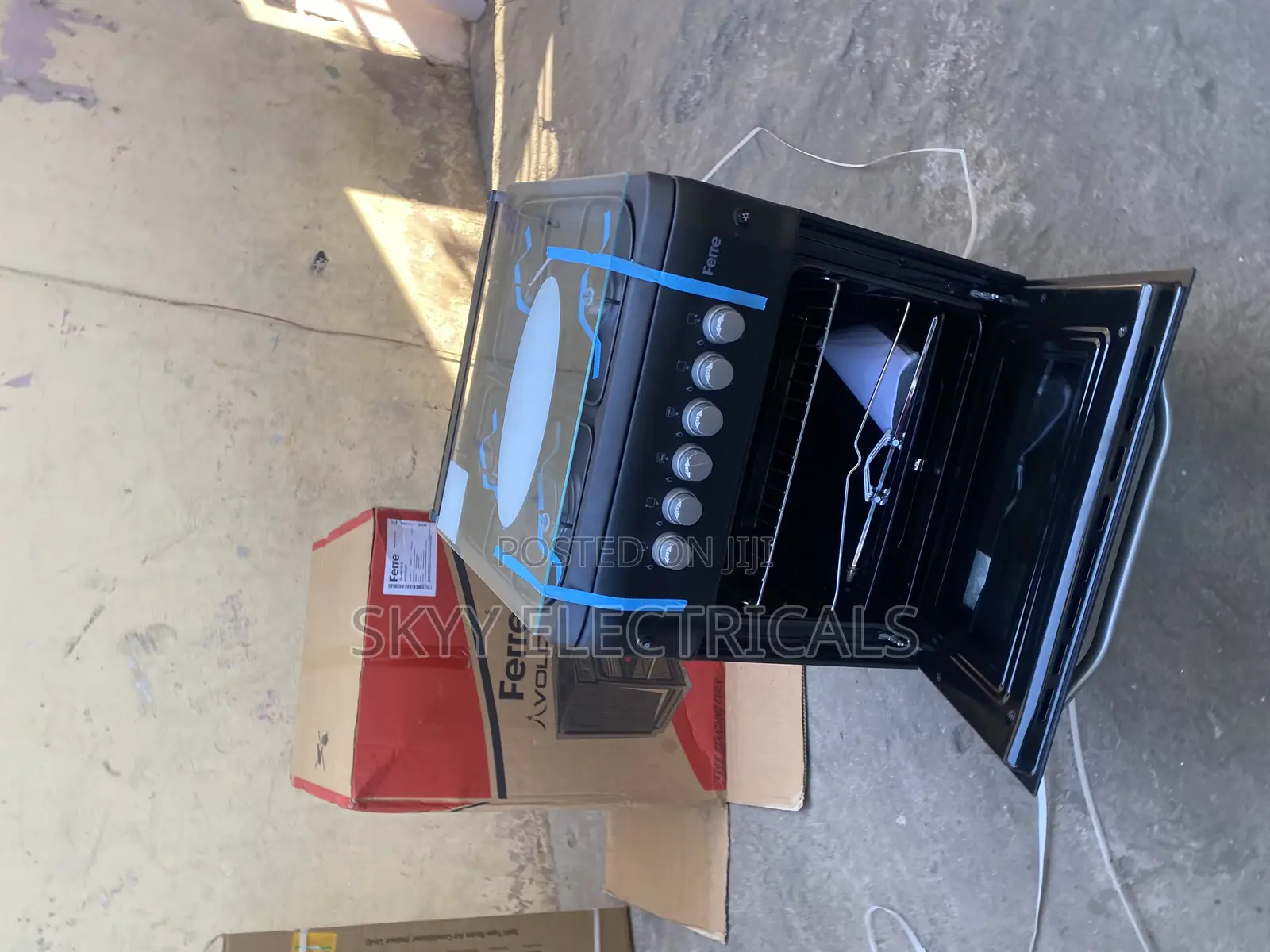 60x60 Ferre Gas Cooker With Oven And Grill Auto Ignition