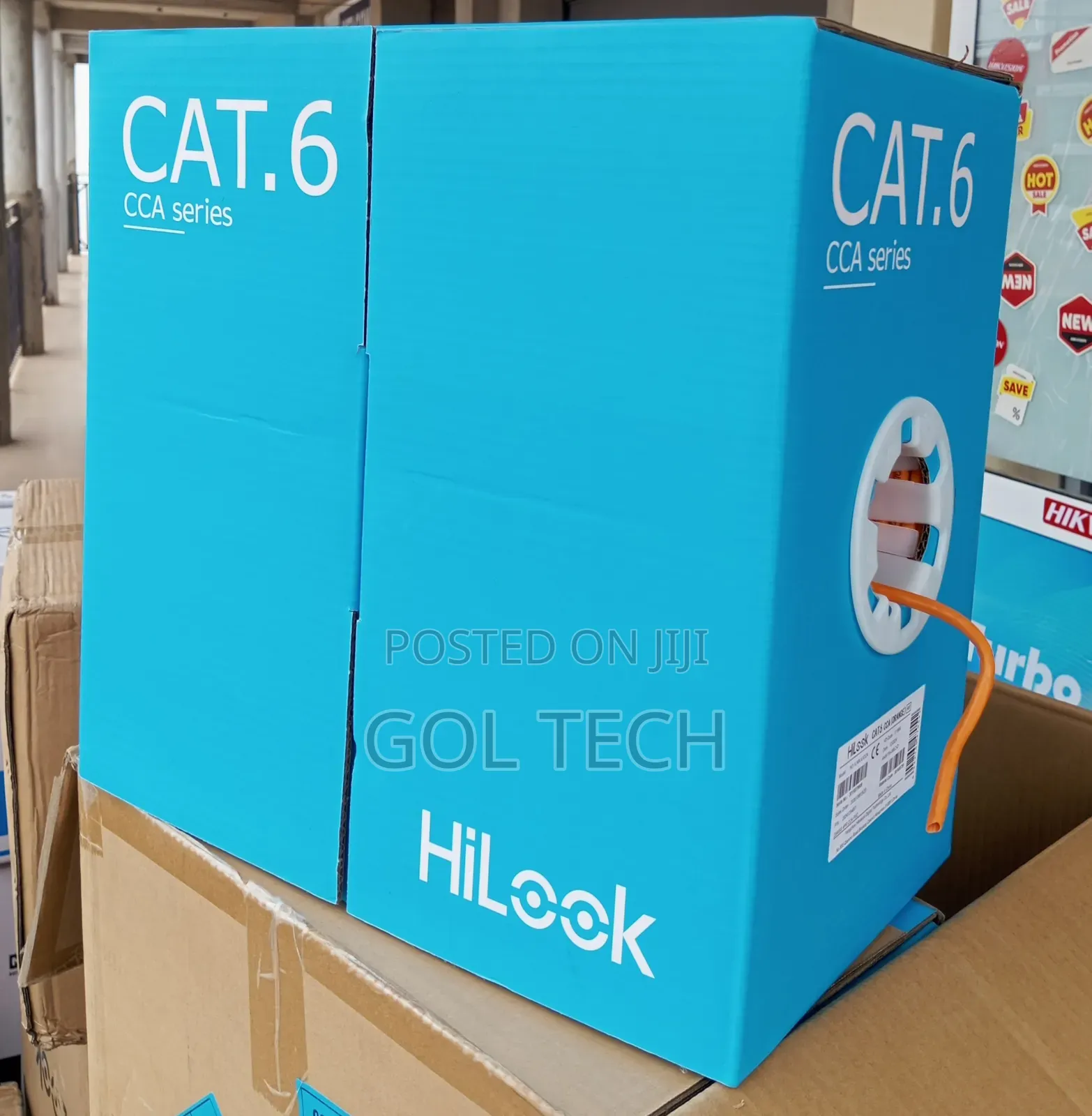 Hilook Cat6 Cable 305m Cca Nc-1ln6uu/Cca 305m Cable