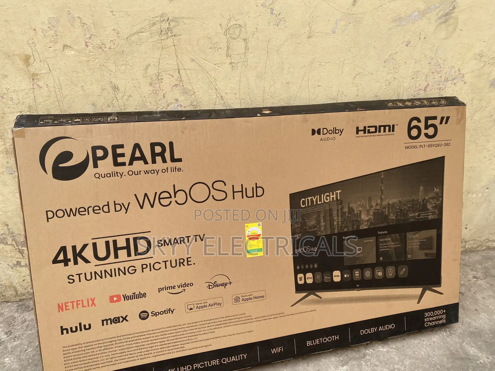PLT-65yqsu-26z Pearl 65” Smart Uhd Tv
