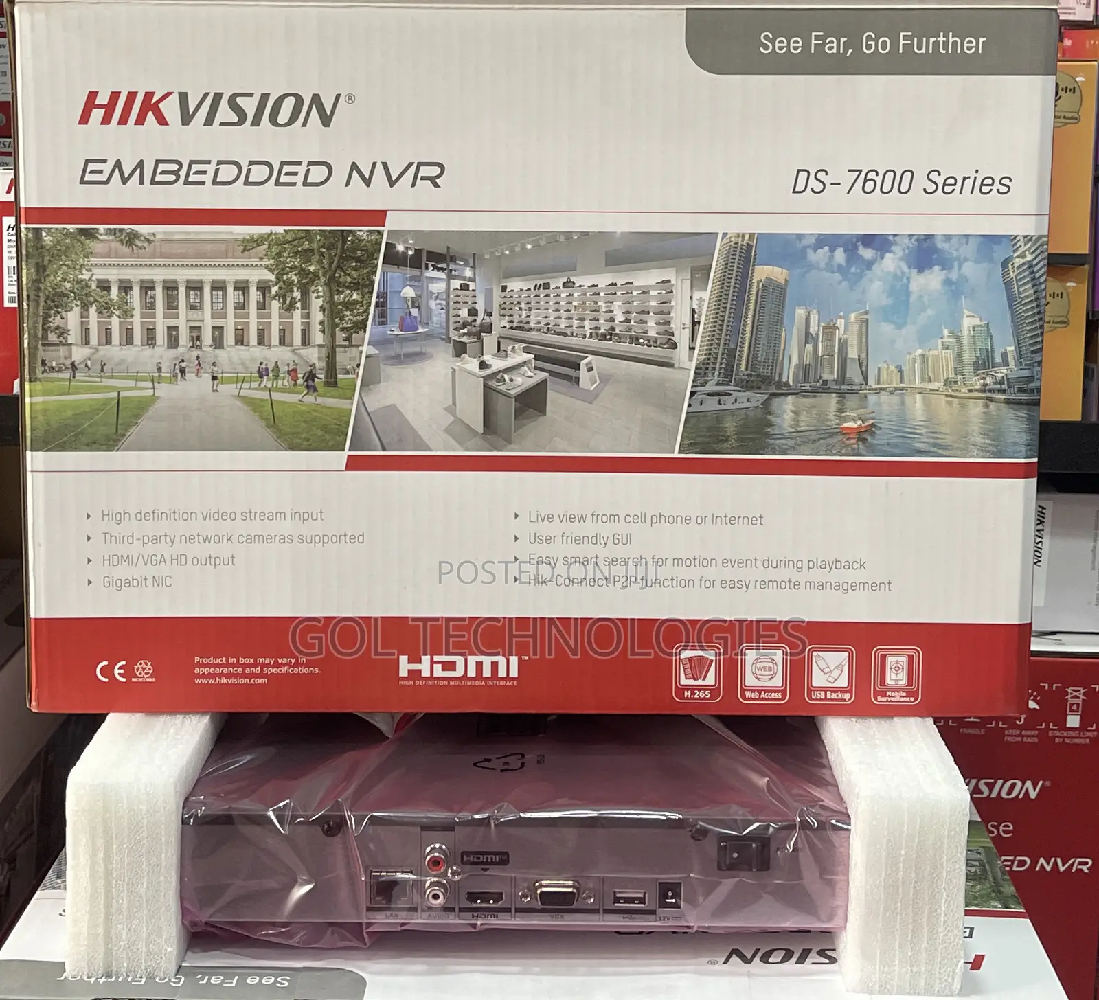 Hikvision Ds-7616nxi- 16-Ch 1u K Series Acusense NVR