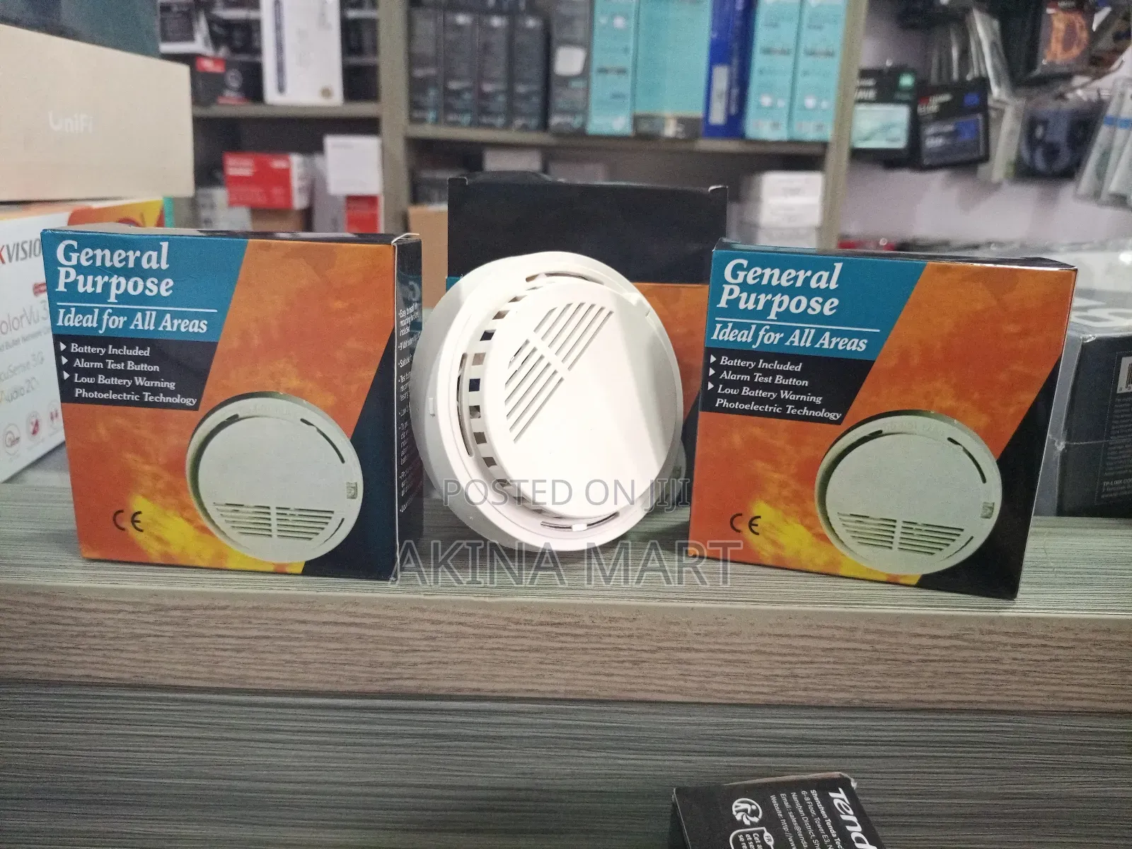 General Purpose Smoke Detector With Battery