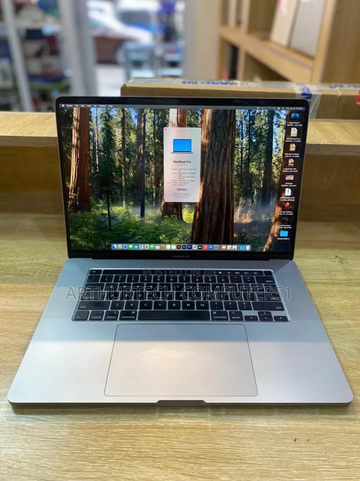 Laptop Apple MacBook Pro 2019 16GB Intel Core i9 SSD 1T