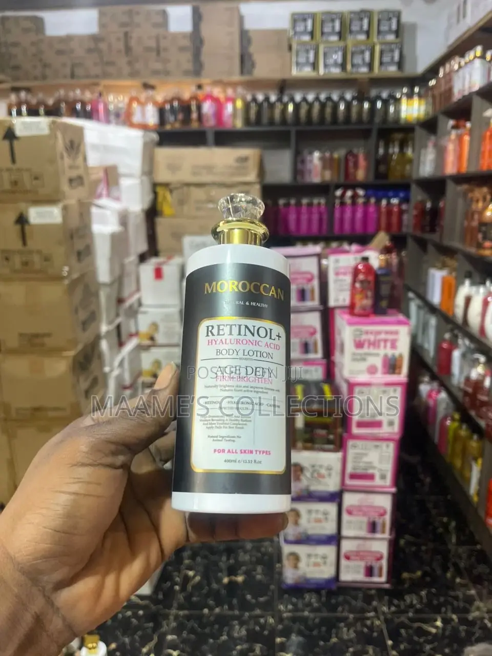 Moroccan Retinol + Hyaluronic Acid Body Lotion