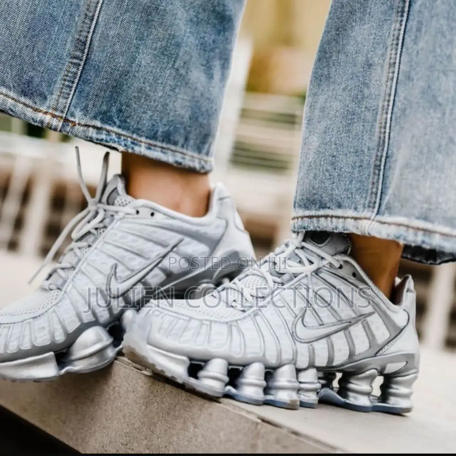 Nike Air Shox Tl Silver Grey