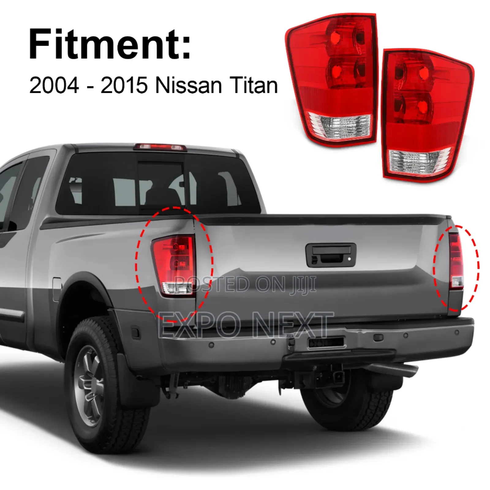 For Nissan Titan 2004-2015 Tail Light