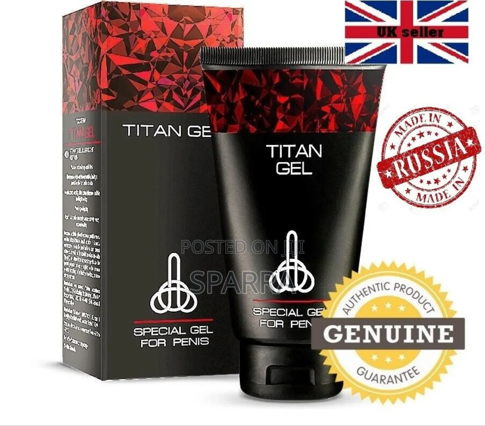 Titan Gel Red for Men 100%