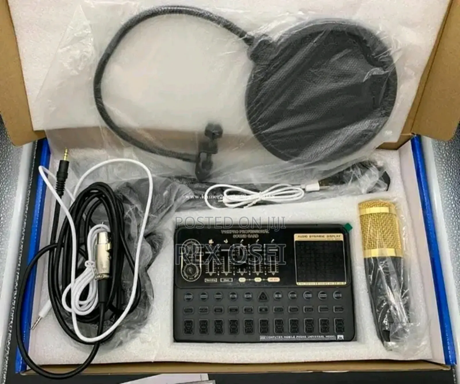 Live Streaming Recording Sound Card Microphone
