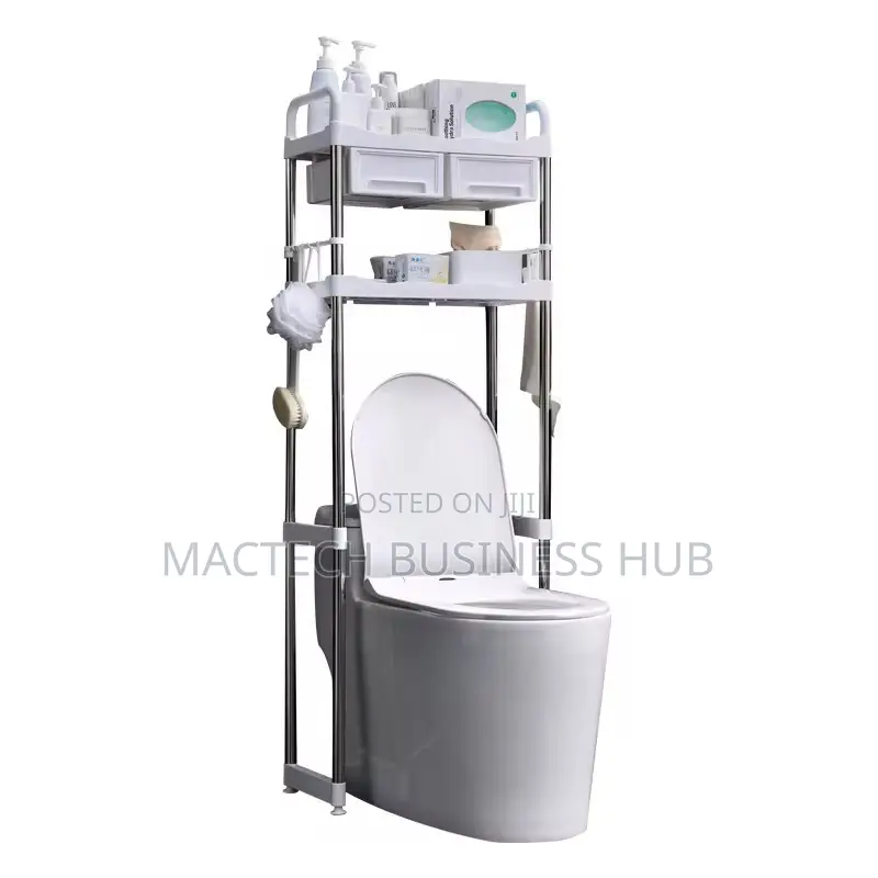 Toilet Rack ( 2 Tier With Drawer)