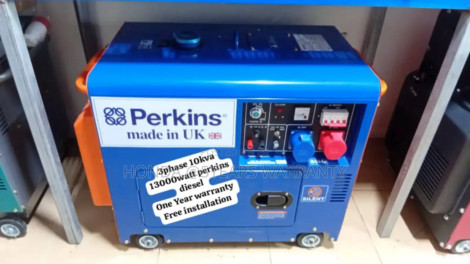 Power for Survival Perkins 10kva 13000watt 3phase Diesel