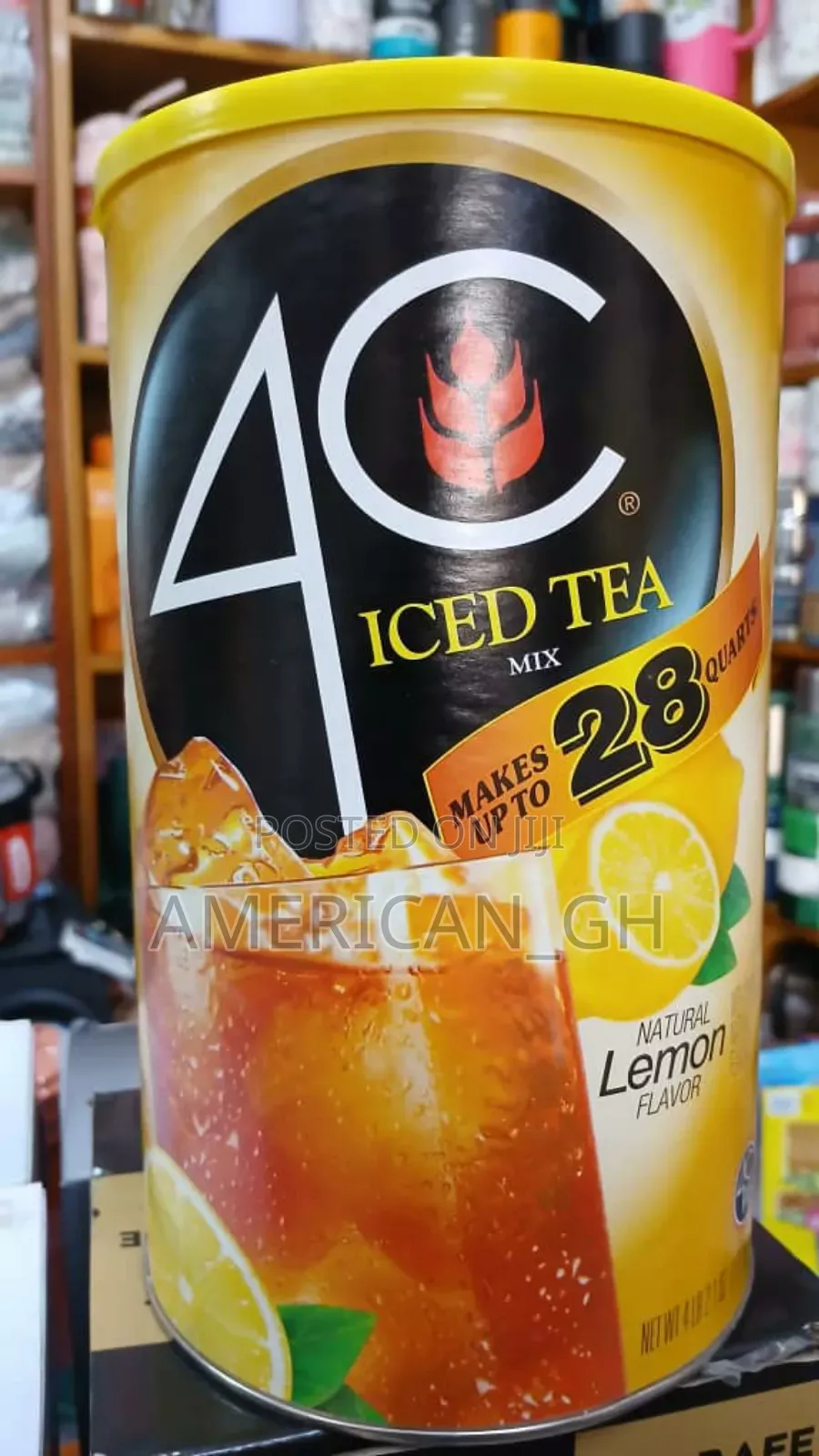 4c Iced Tea Mix, Natural Lemon Flavor, 1.87kg