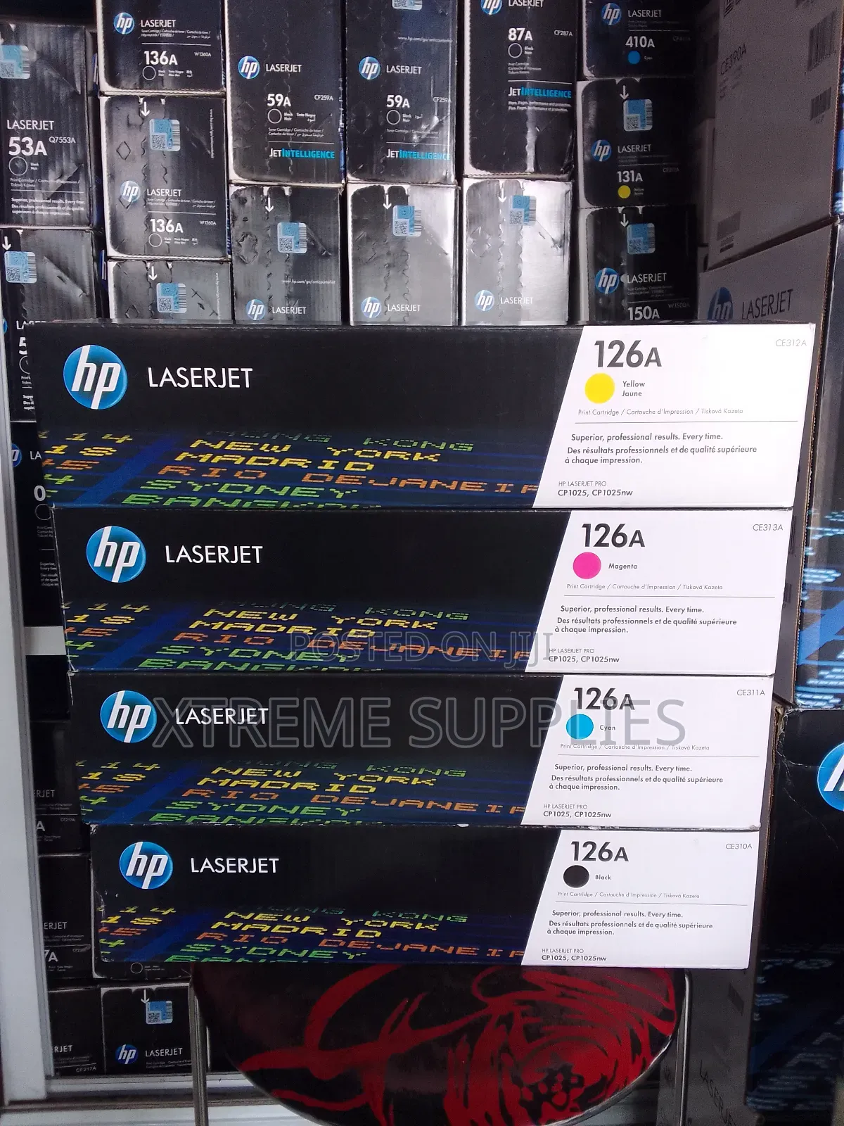 Hp 126a Original Toner - Each Color
