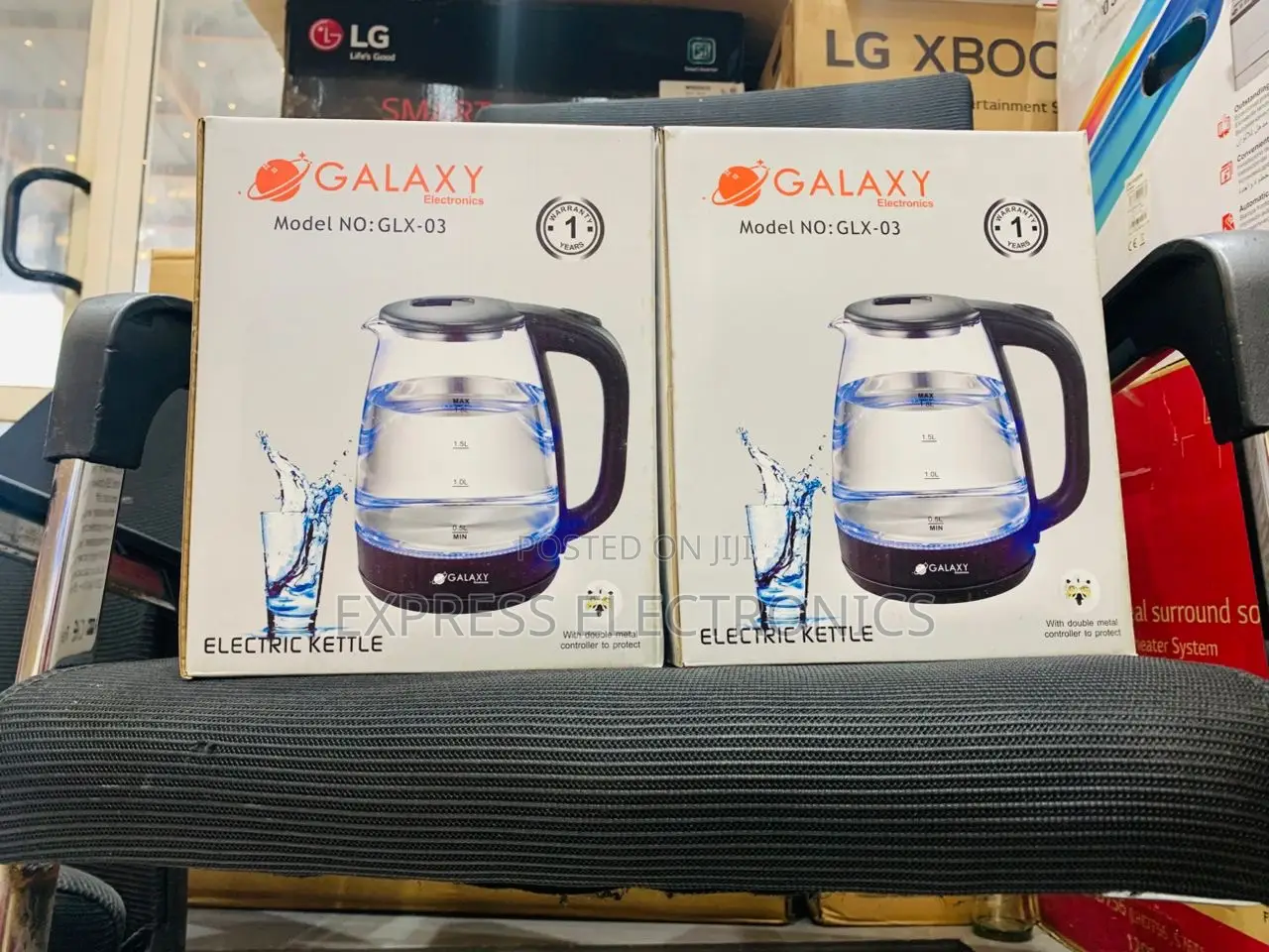 Text Us for Your Water Heater Galaxy Glass