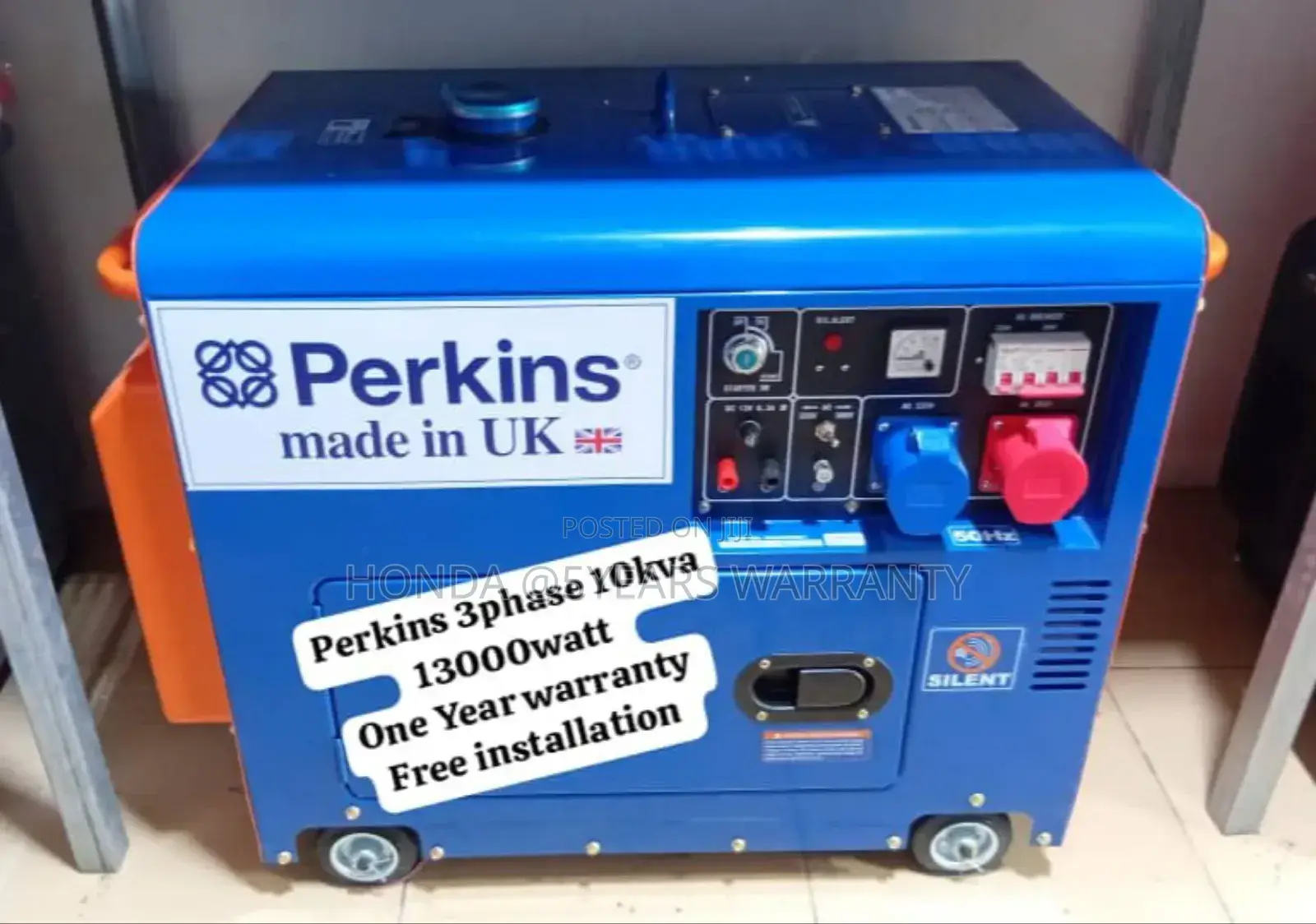 Green Energy Solutions Perkins 3phase 10kva 13000watt 10kva