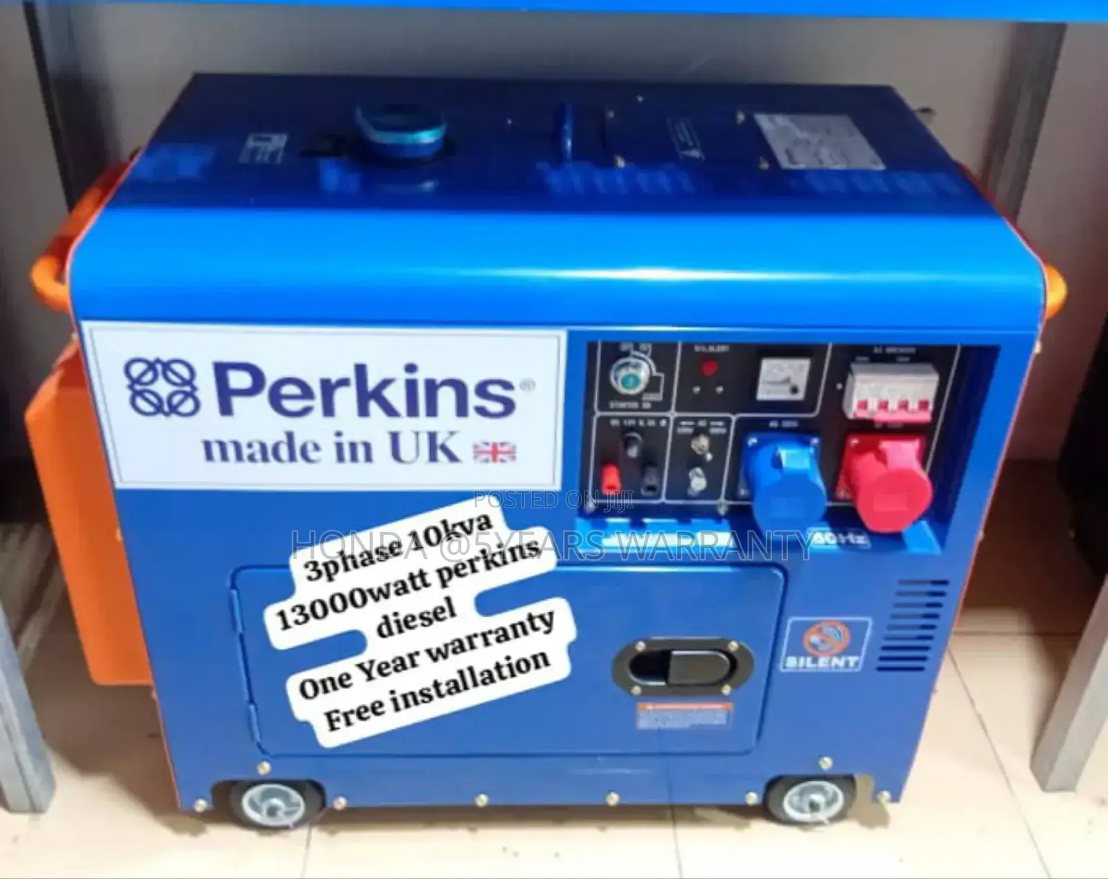 Home Power Experts Perkins 10kva 3phase Diesel Generator