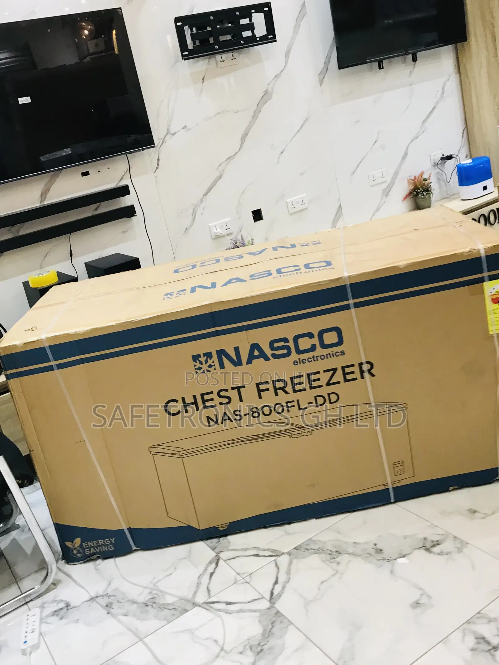 Accurate Best Doubledoor Nas-800fl Grey Chestfreezer