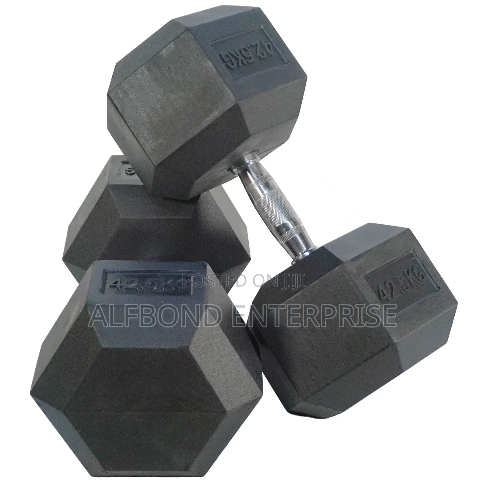 42.5kgx2 Hexagonal Dumbbells