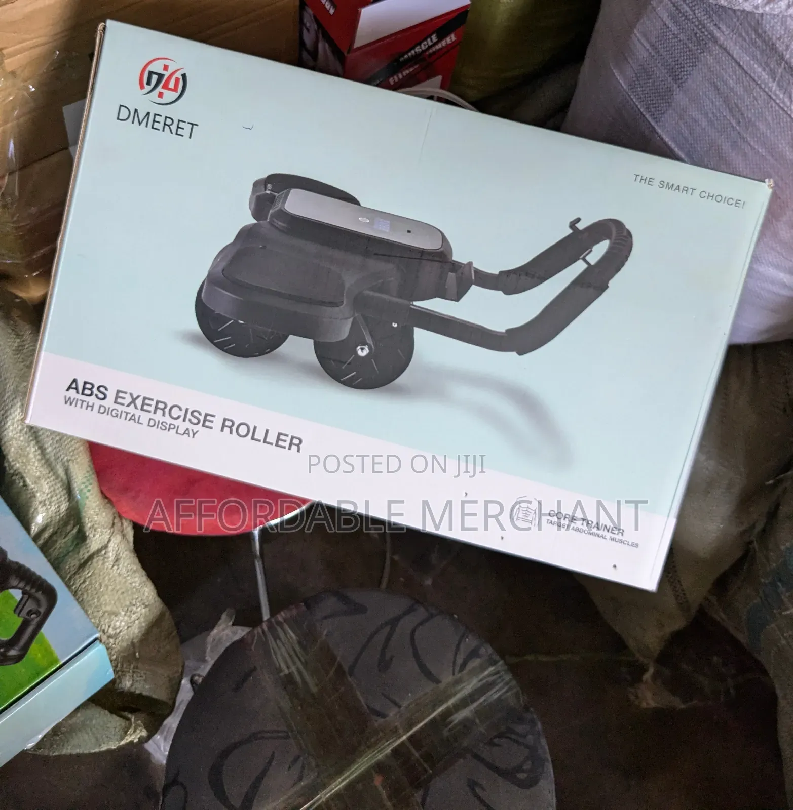 Green Lion Abs Exercise Roller With Led Display Screen