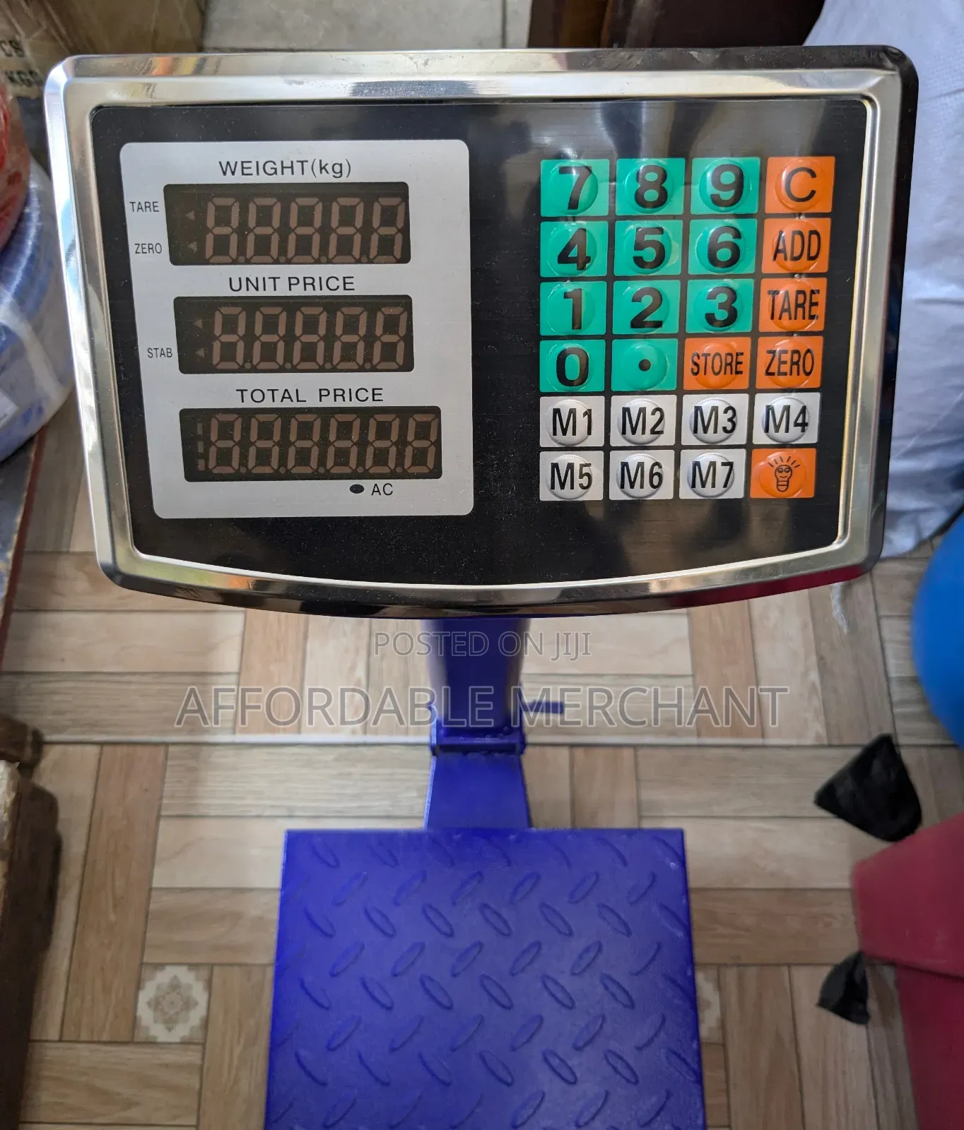 Heavy Duty Steel 100kg LCD Digital Platform Scale
