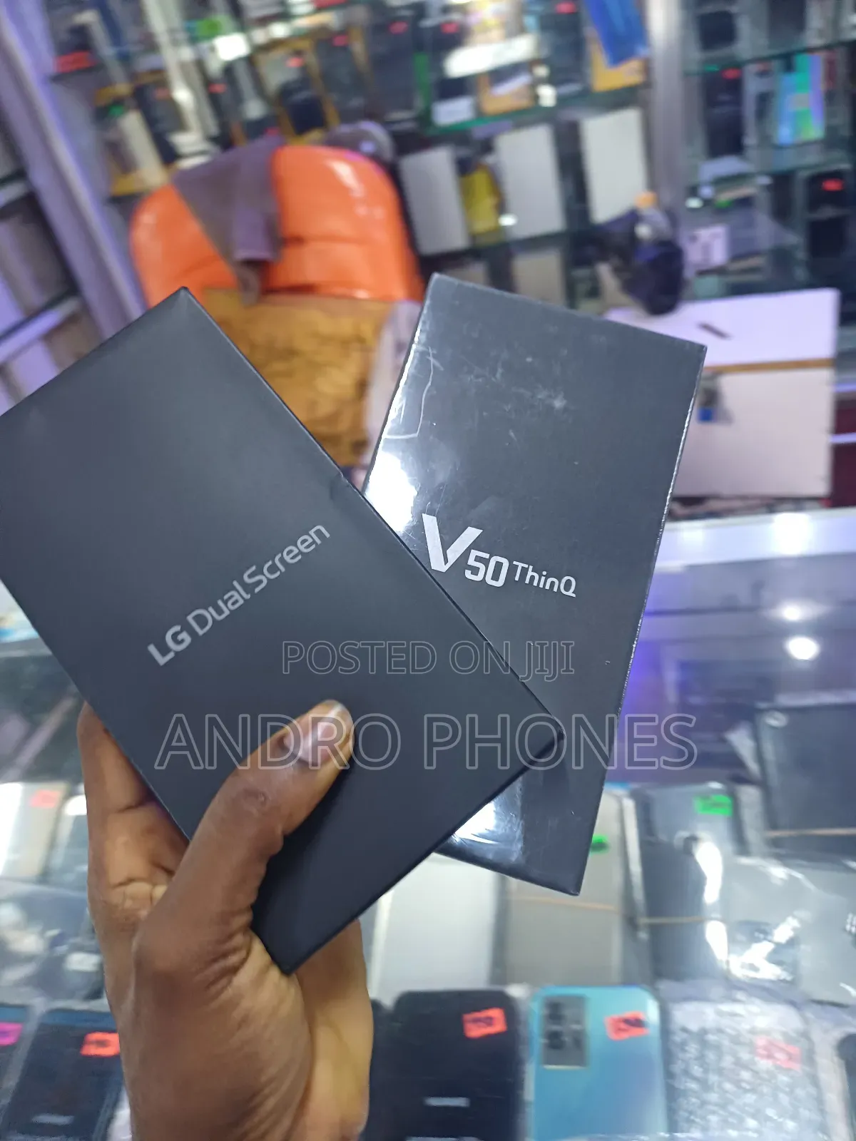 New LG V50 ThinQ 128 GB Black