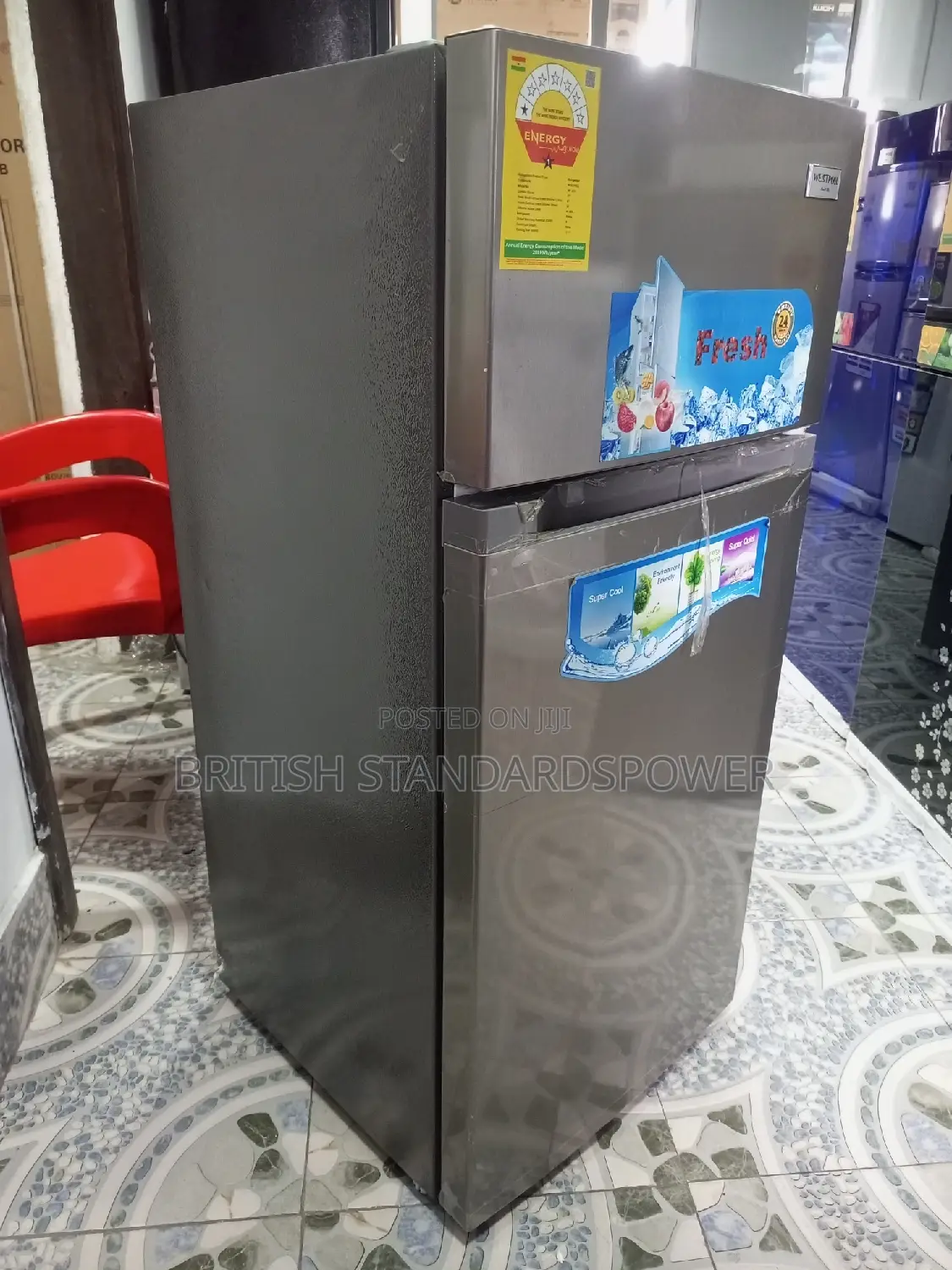 Blissful 113l Westpool Fridge Freezer Systematic Energy Set